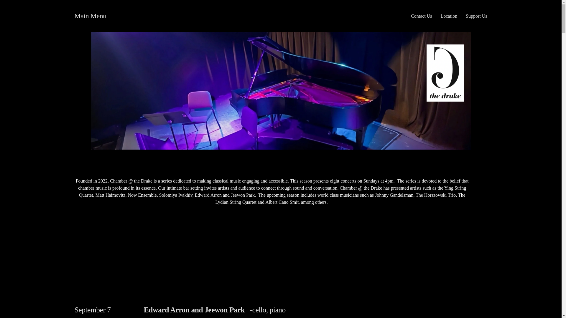 website screenshot of https://chamberatthedrake.com/