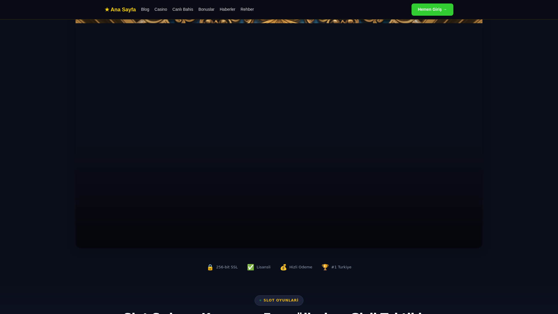 website screenshot of https://slotsirlar.com