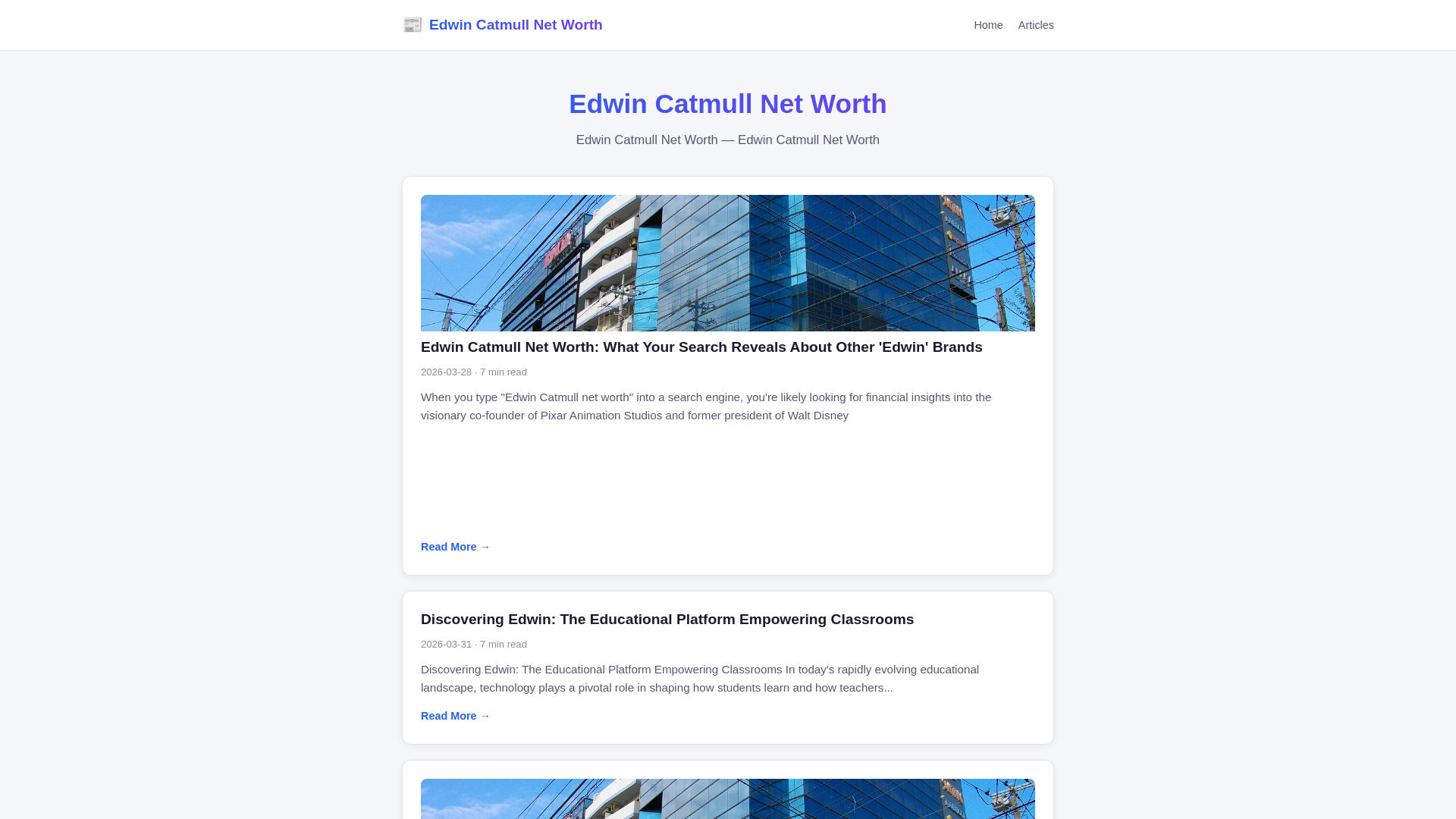 website screenshot of https://edwin-catmull-net-worth.pages.dev/