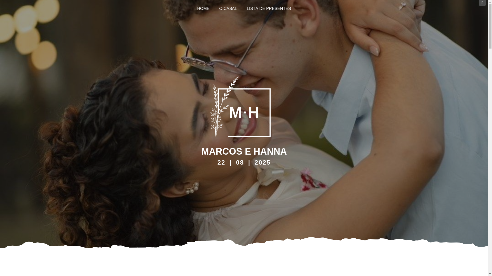website screenshot of https://marcosehanna.com.br/
