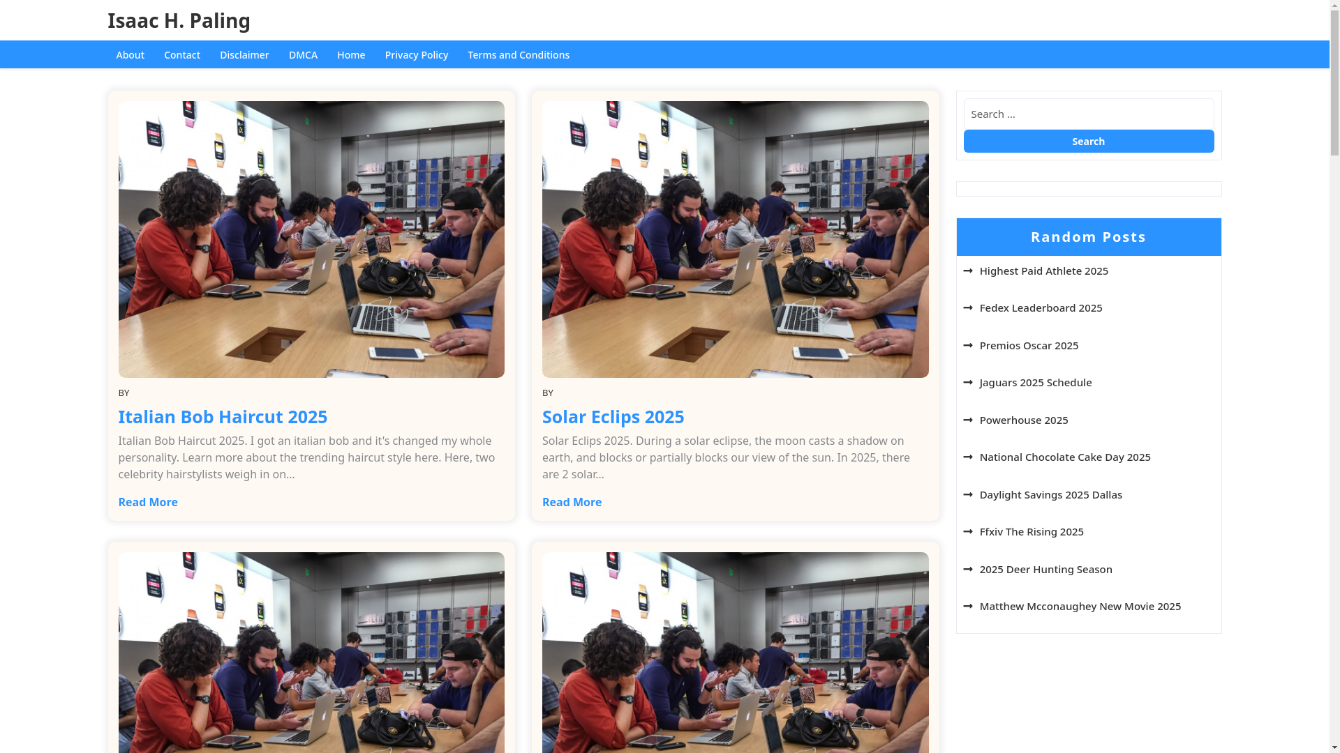 website screenshot of https://isaachpaling.pages.dev/