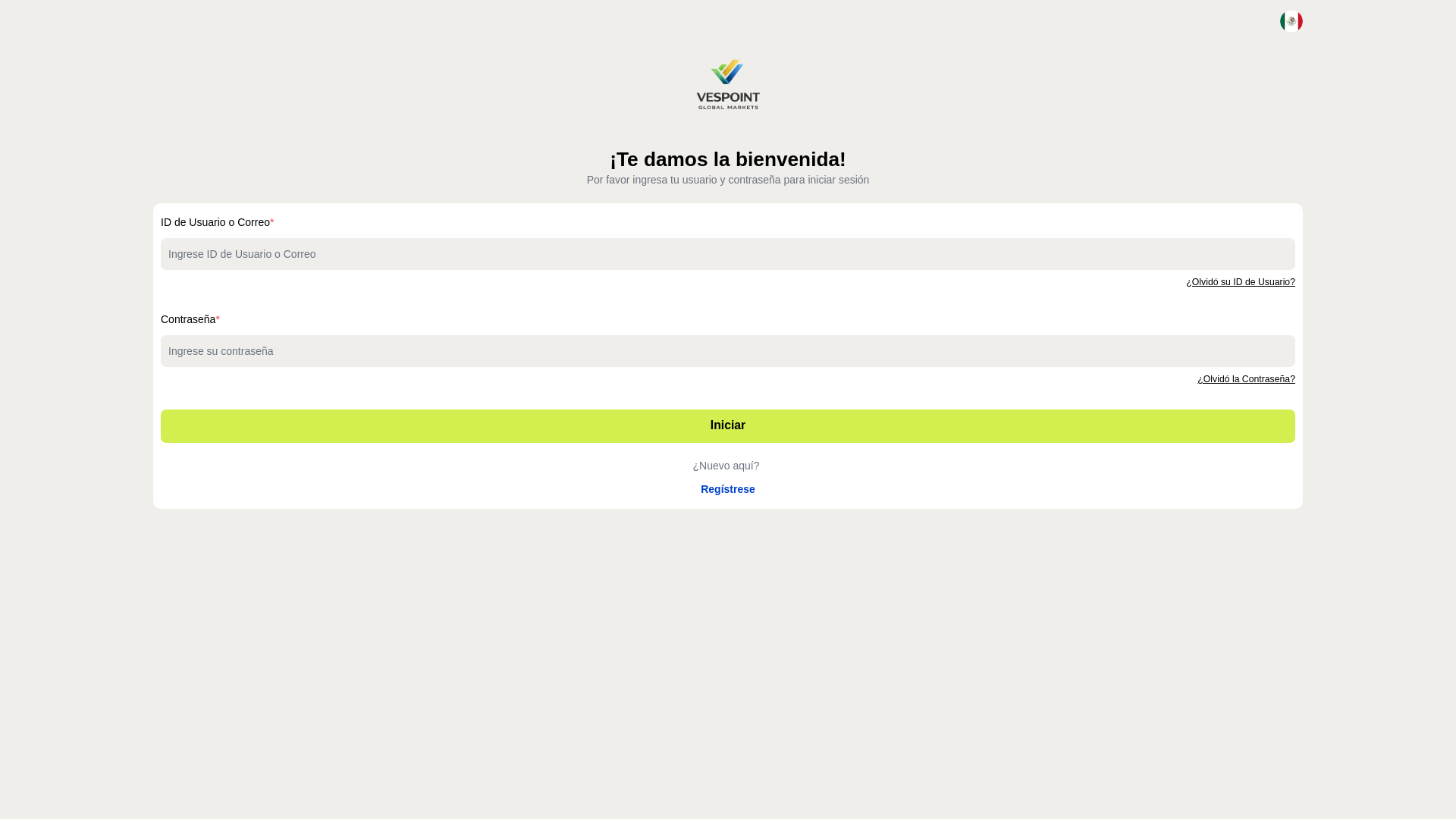 website screenshot of https://vespointgm.mx/