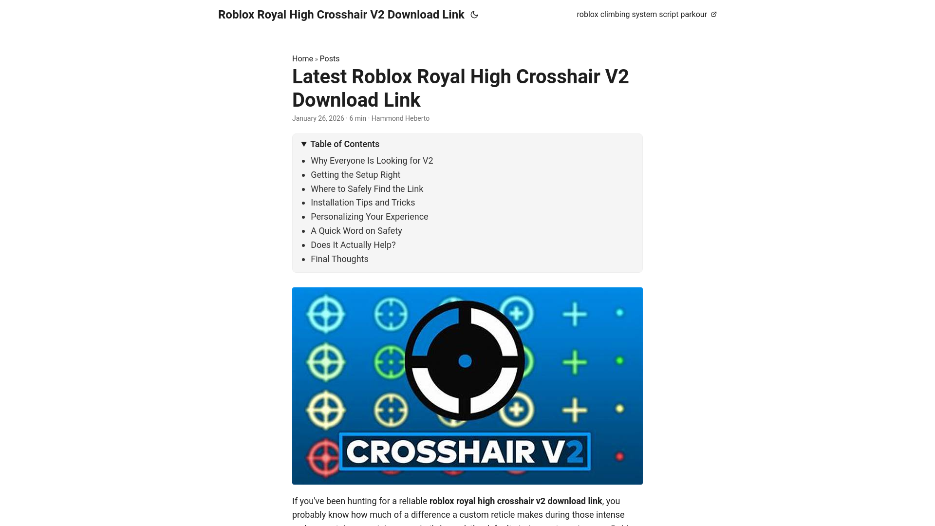 website screenshot of https://roblox-royal-high-crosshair-v2-download-link.pages.dev/