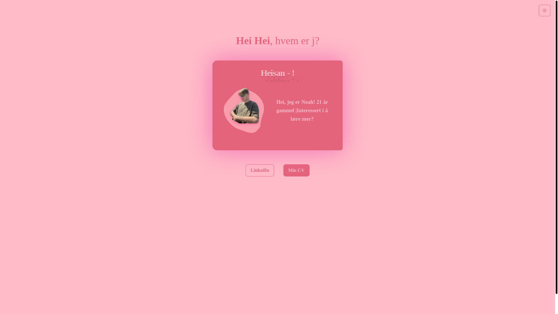 website screenshot of https://noahnikolaj.no/