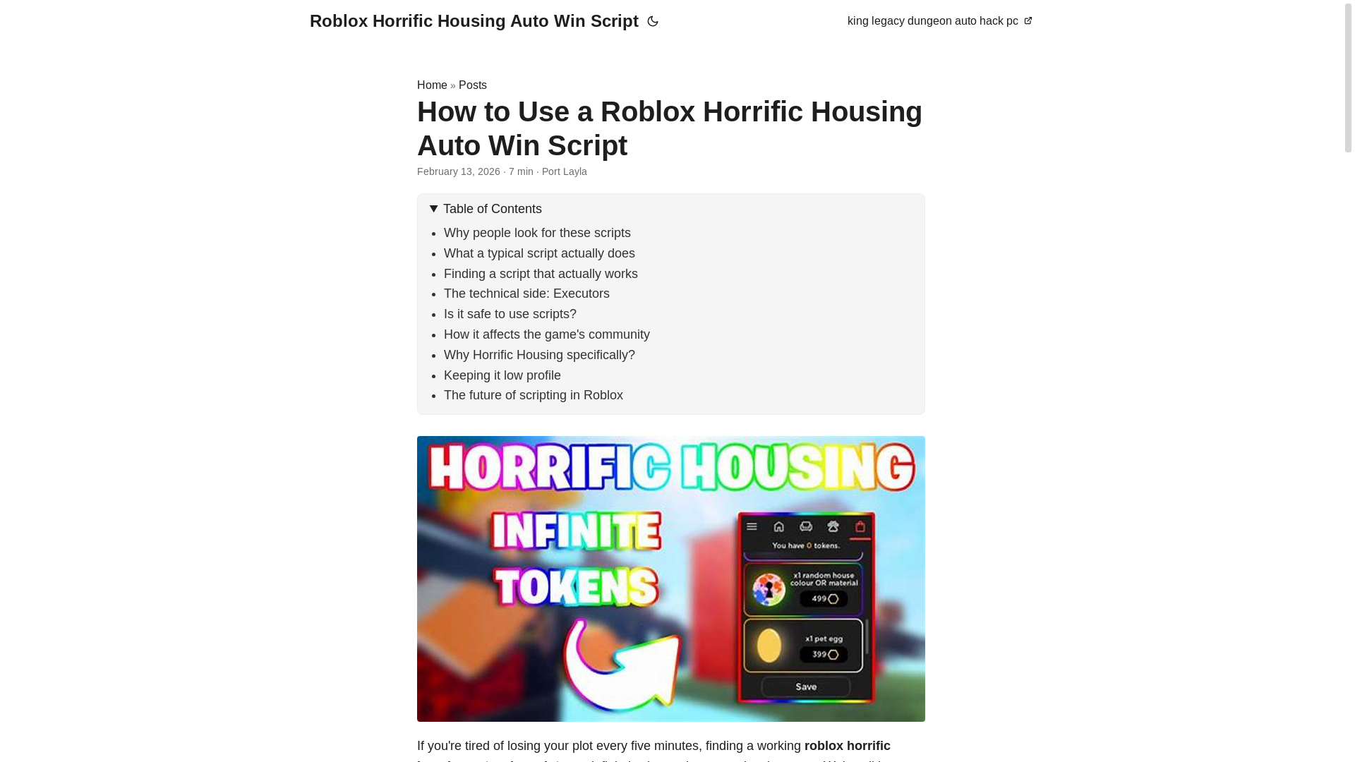 website screenshot of https://roblox-horrific-housing-auto-win-script.pages.dev/