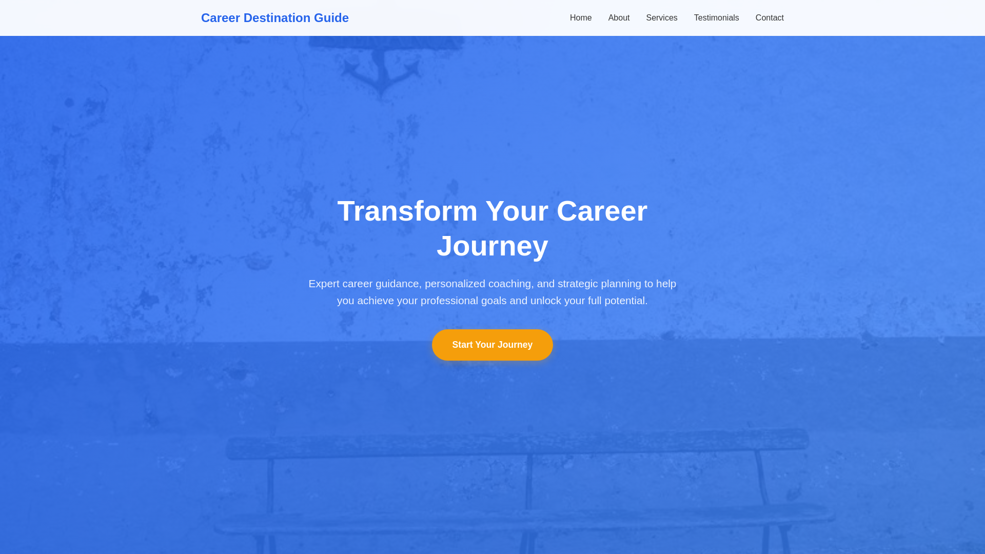 website screenshot of https://careerdestinationguide.shop/