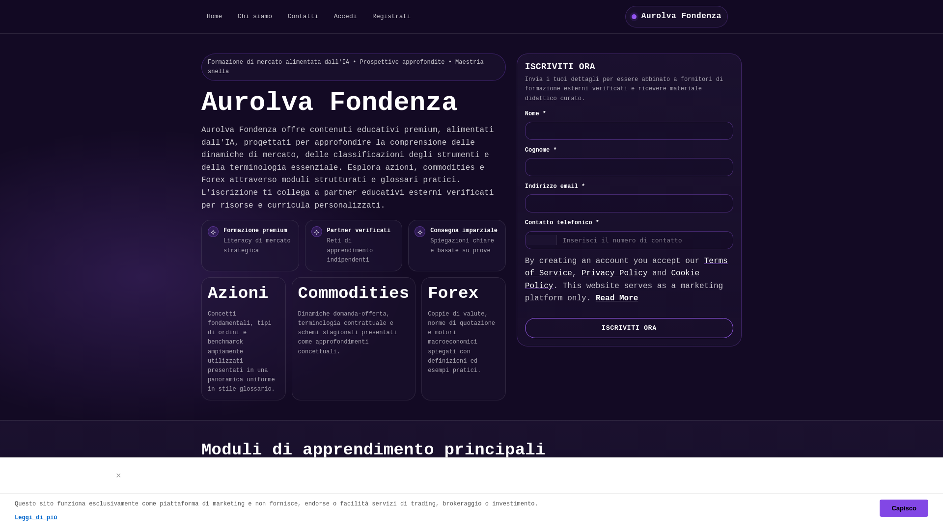 website screenshot of https://aurolvafondenza-click.pages.dev/