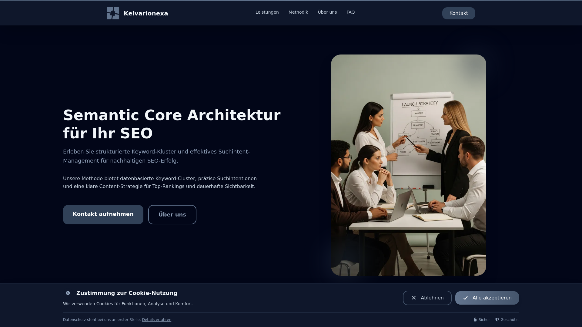 website screenshot of https://kelvarionexa.com/