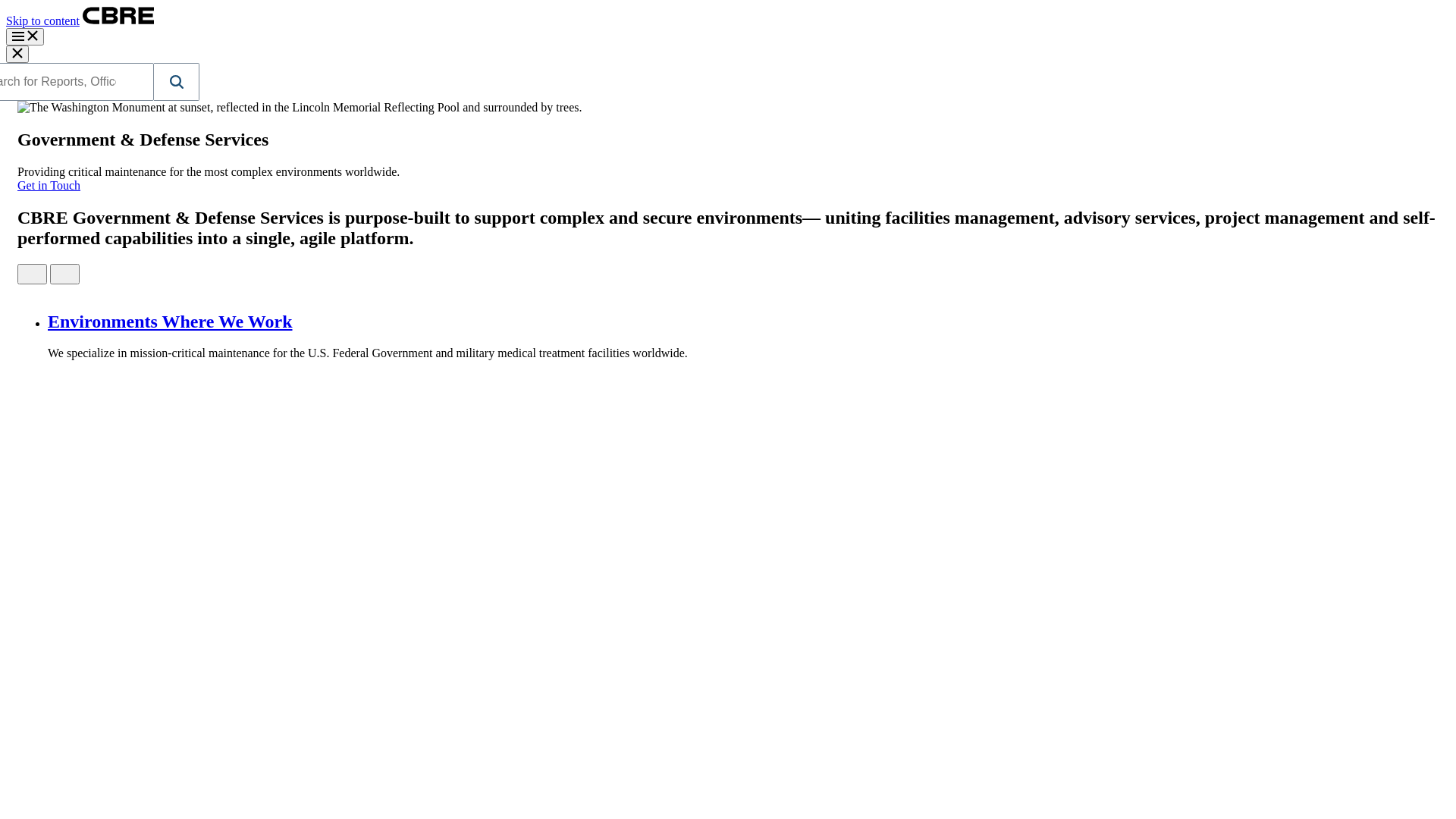 website screenshot of https://www.cbregds.com/