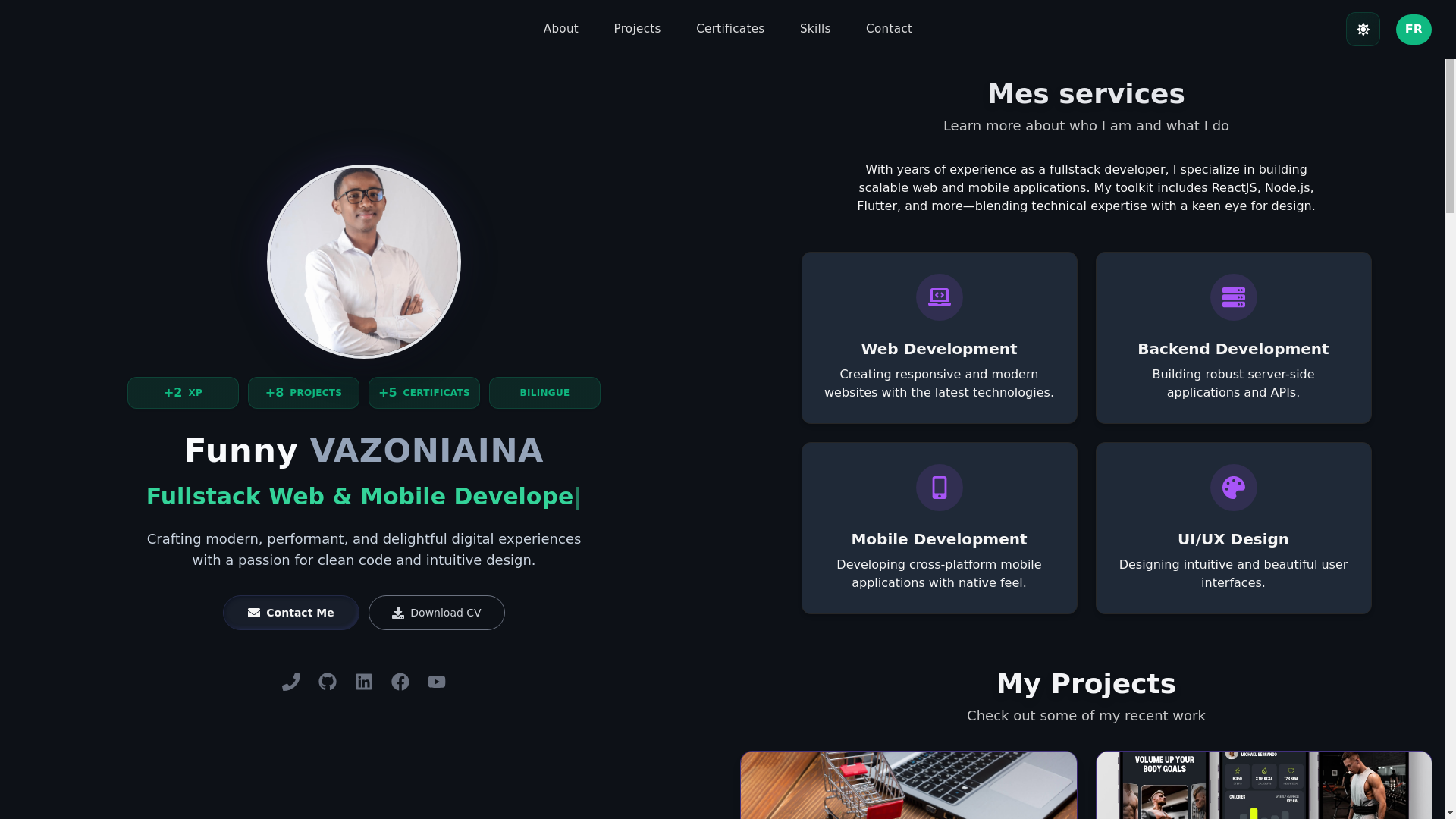 website screenshot of https://vazoniaina-online.pages.dev/
