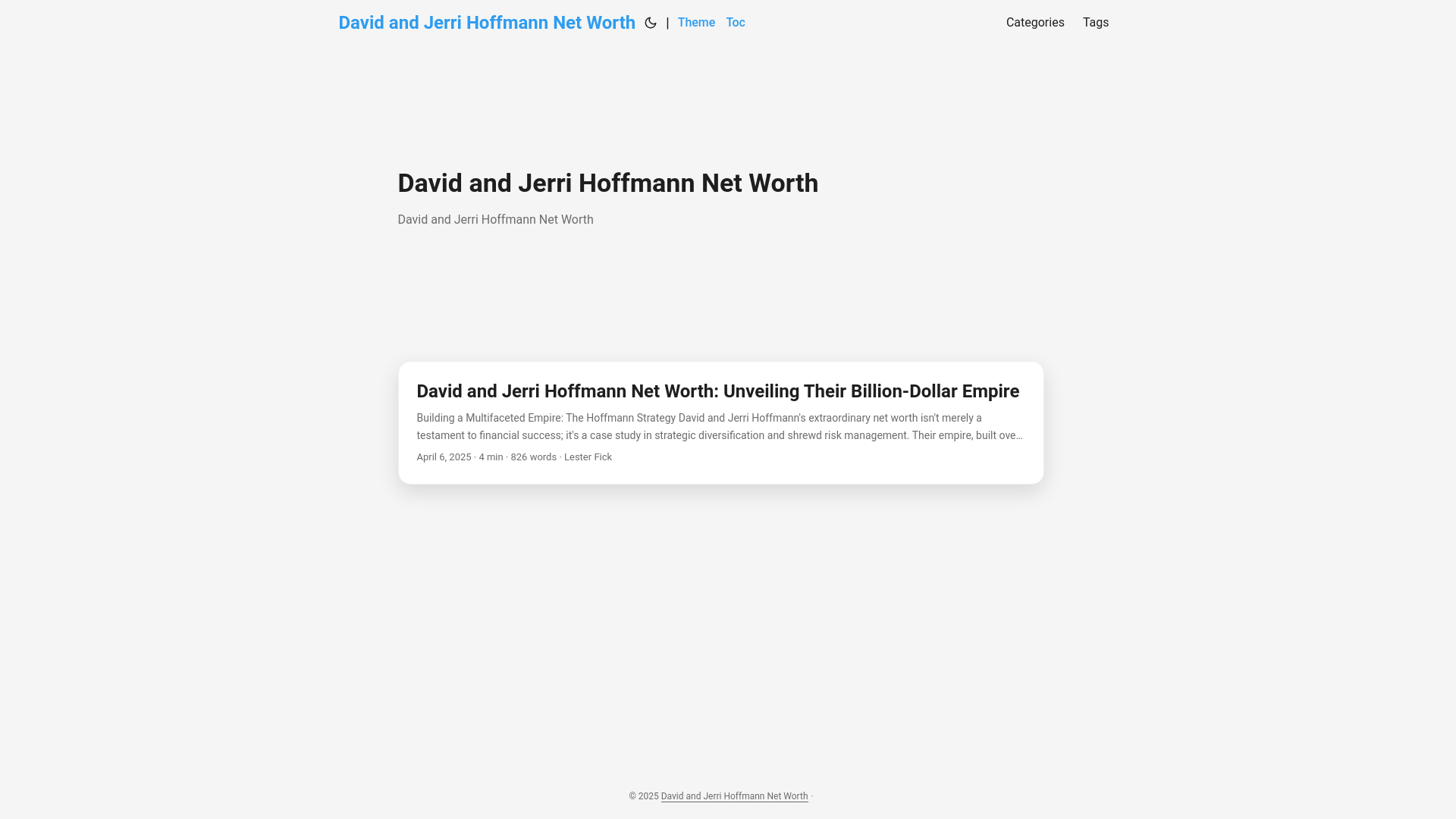website screenshot of https://david-and-jerri-hoffmann-net-worth.pages.dev/