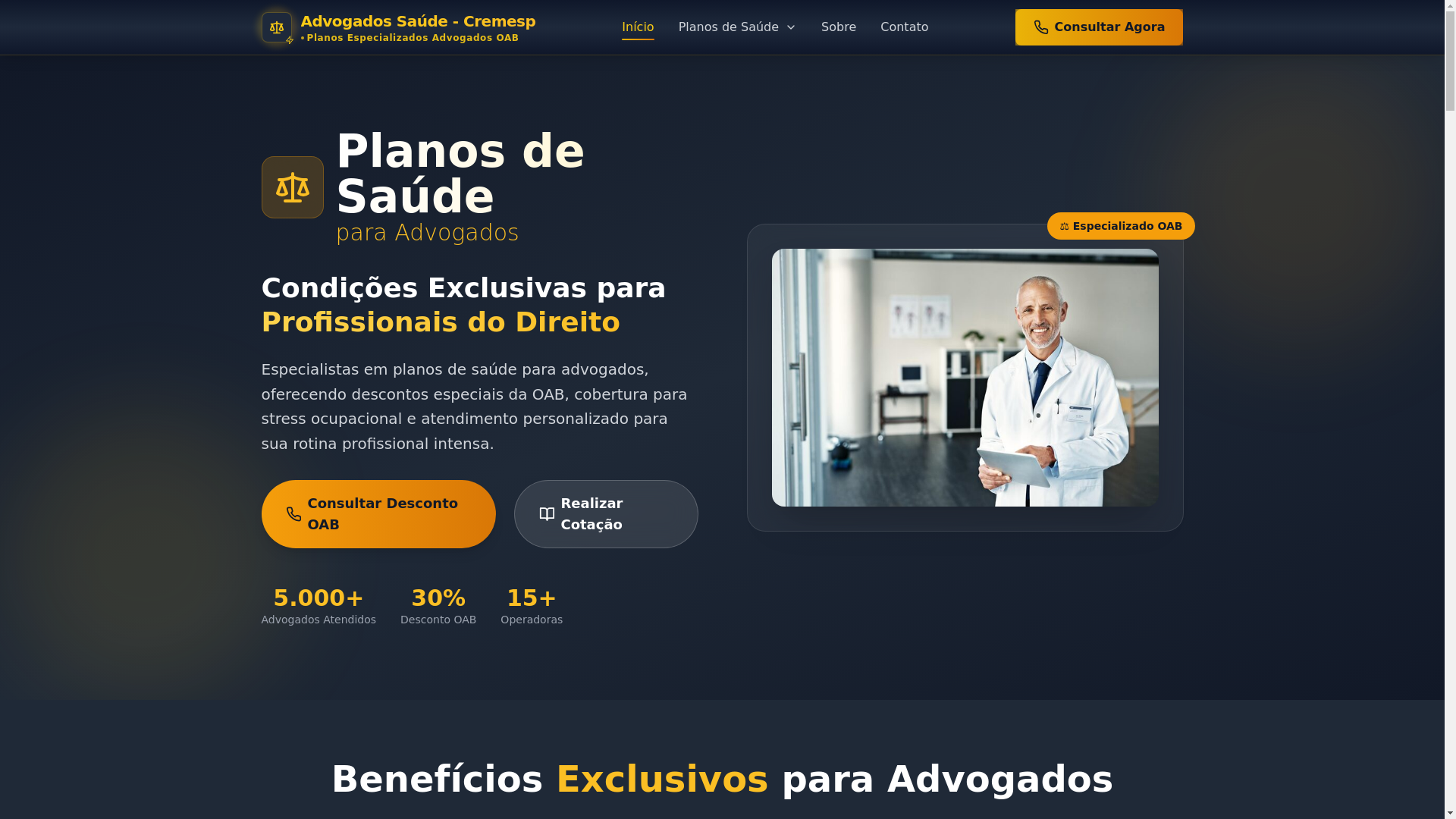 website screenshot of https://conveniocaaspsaude.com.br/