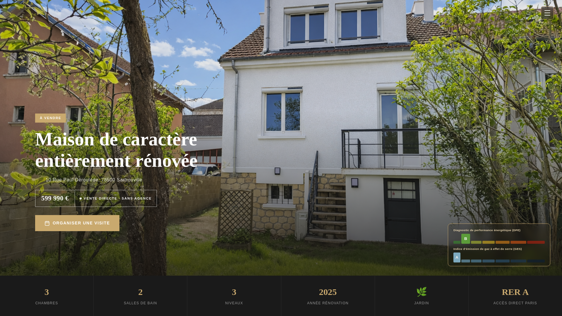 website screenshot of https://maison-a-vendre-sartrouville.com/