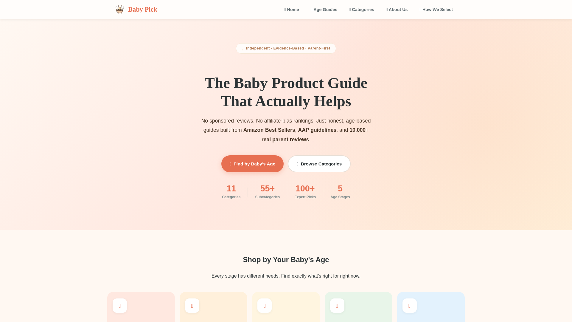 website screenshot of https://babypick.pages.dev/