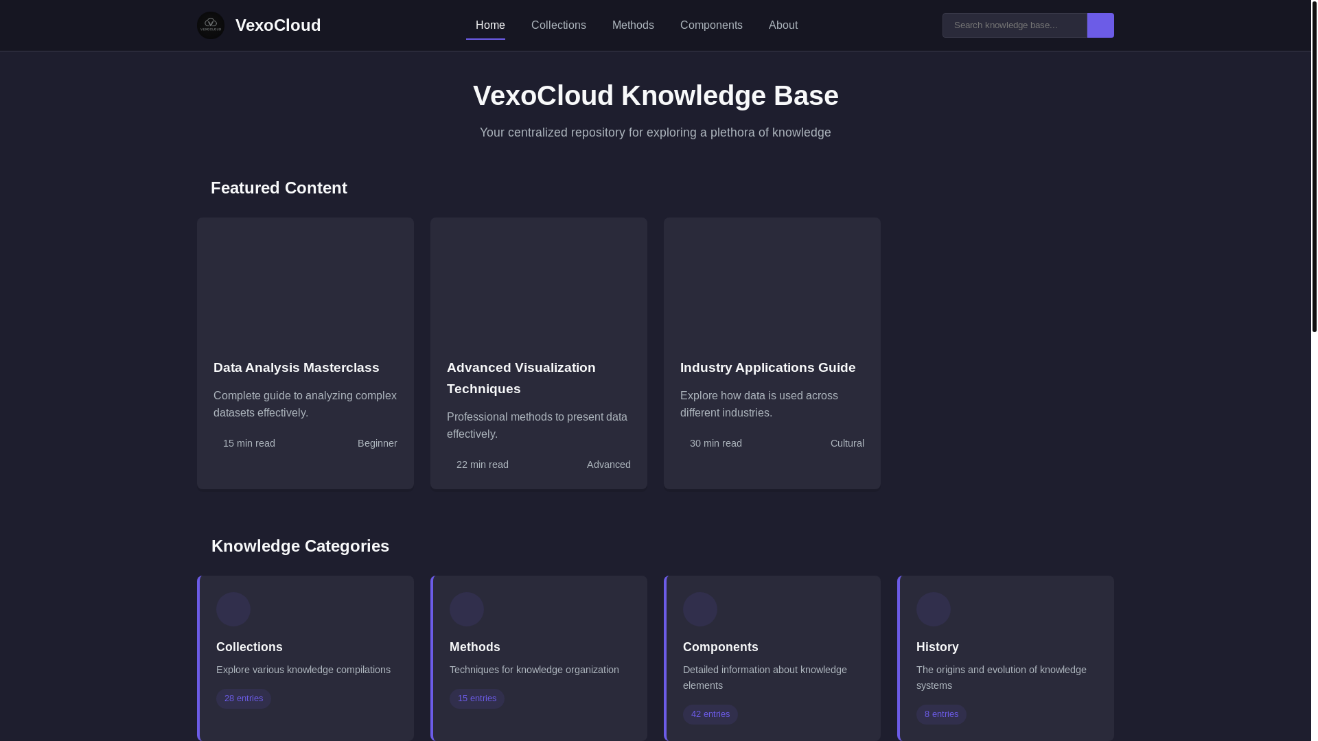 website screenshot of https://vexocloud.pages.dev/