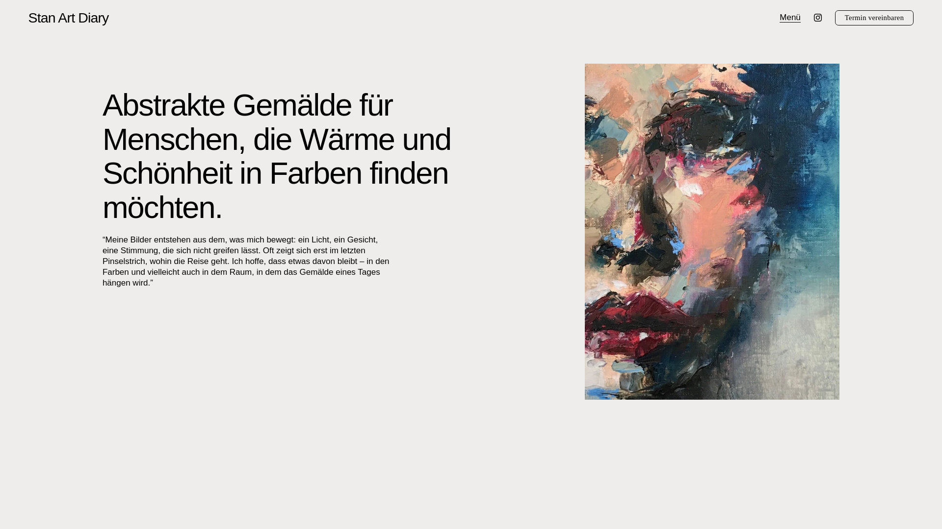 website screenshot of https://stan-artdiary.com