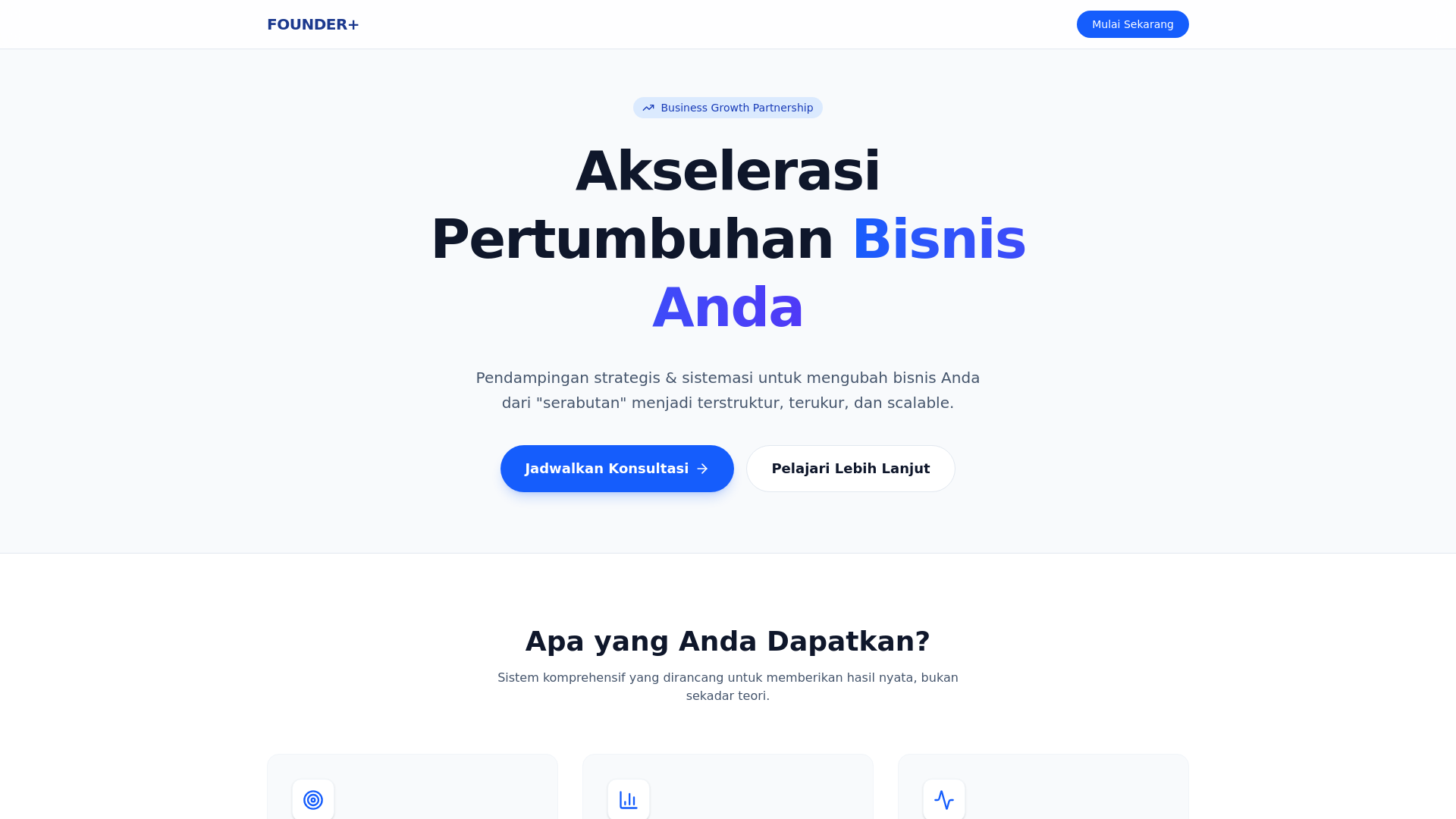 website screenshot of https://founder-academy.pages.dev/