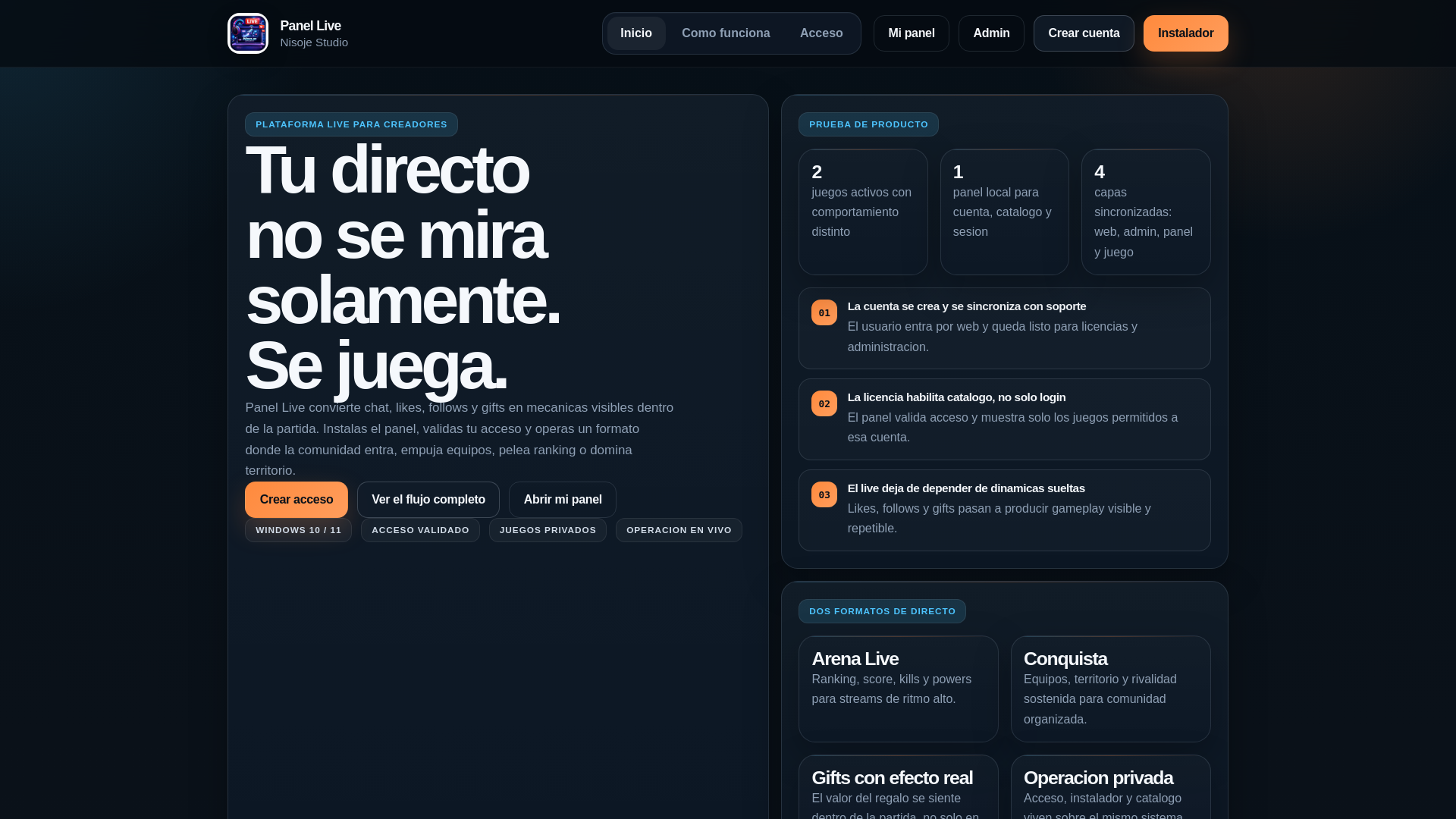 website screenshot of https://nisojestudio.pages.dev/