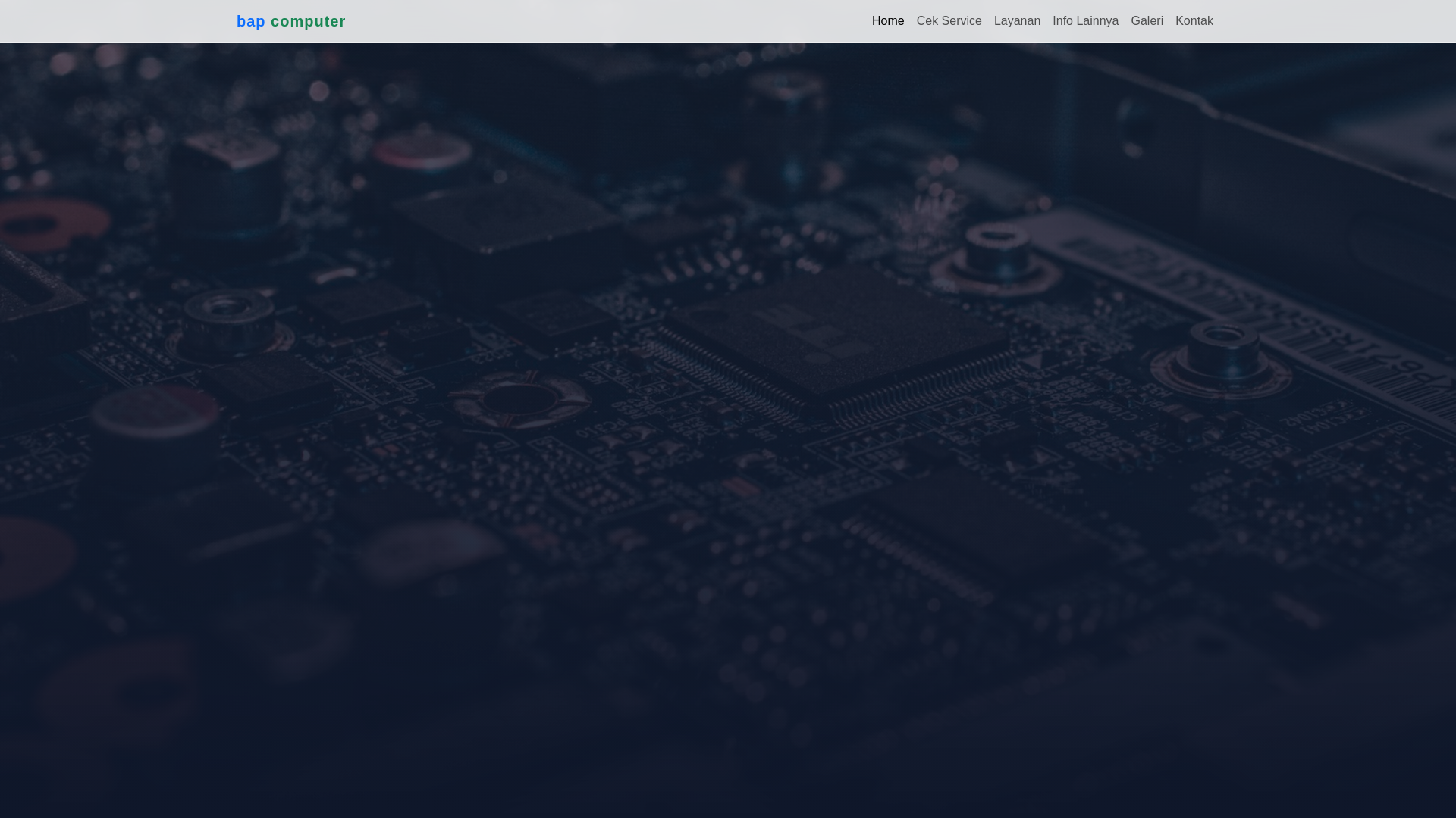 website screenshot of https://bapcomputer.com