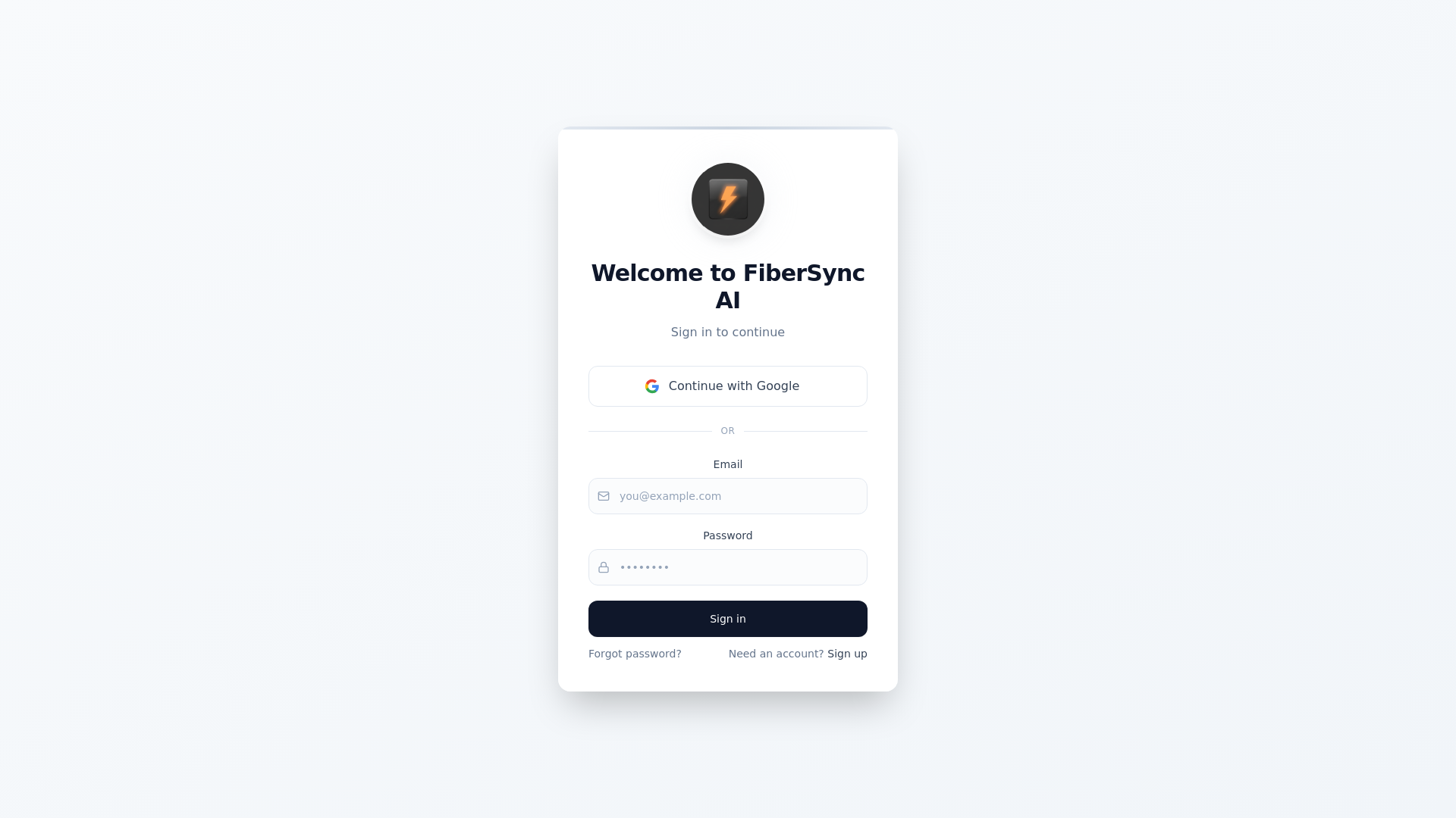 website screenshot of https://fiber-sync-lab.com/