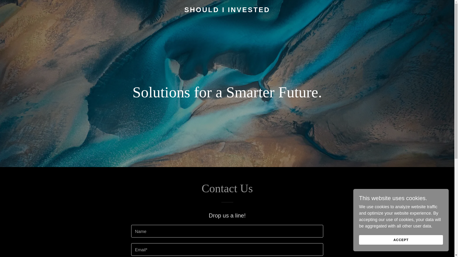 website screenshot of https://shouldainvested.com/