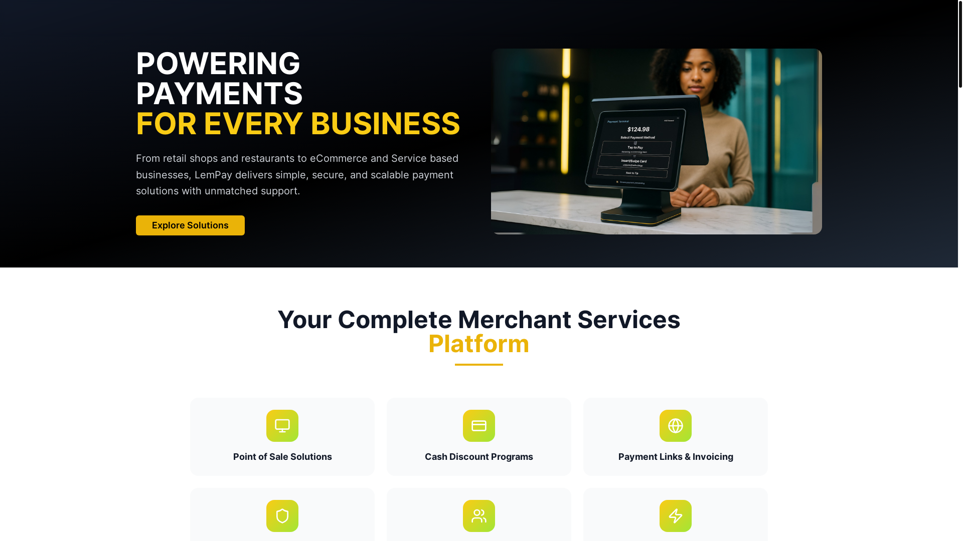 website screenshot of https://lempaybylemon.com/