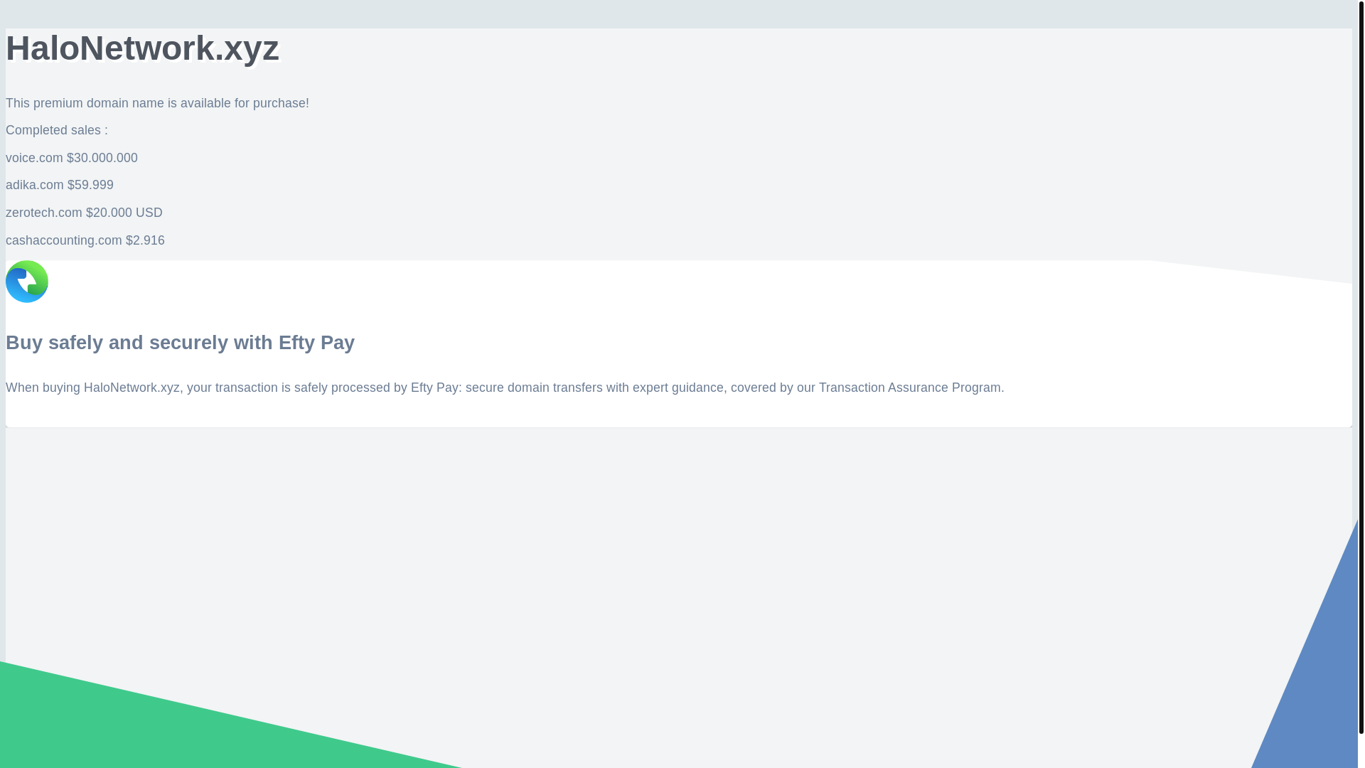 website screenshot of https://halonetwork.xyz/