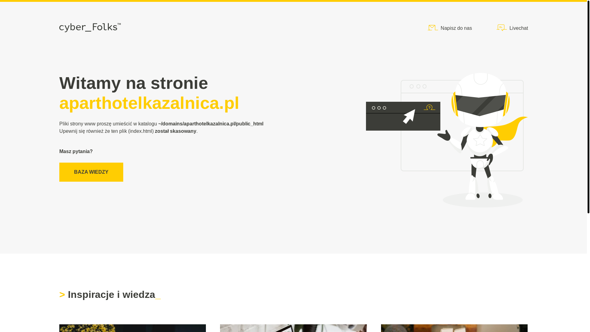 website screenshot of https://aparthotelkazalnica.pl