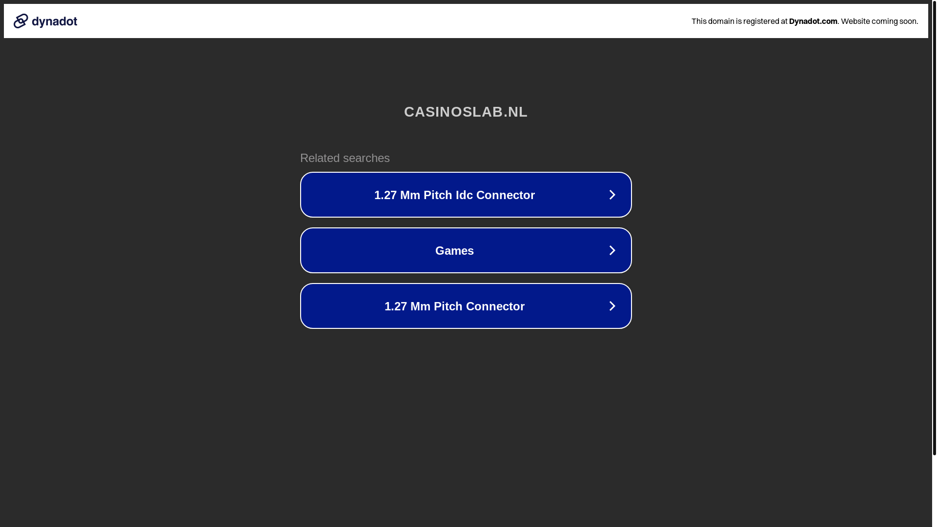 website screenshot of https://casinoslab.nl/