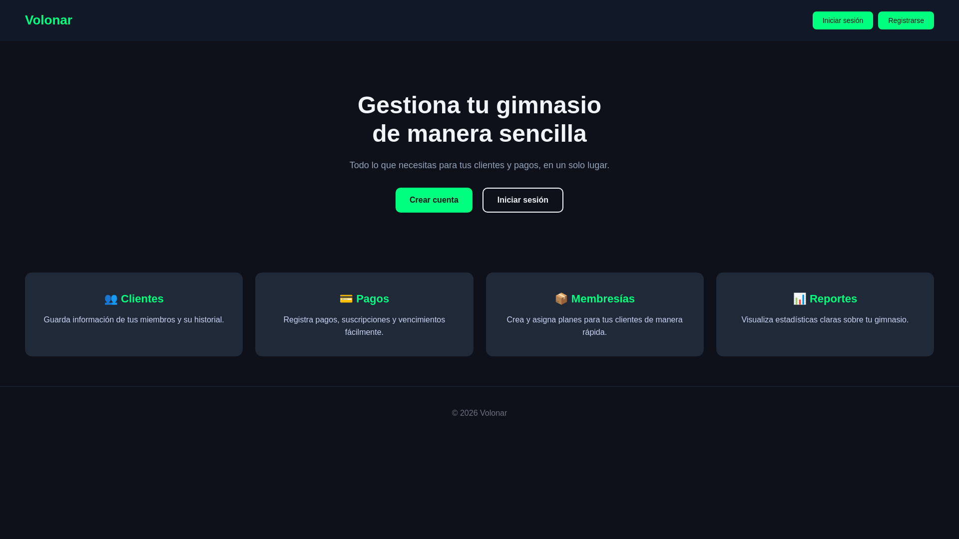 website screenshot of https://volonar.com/