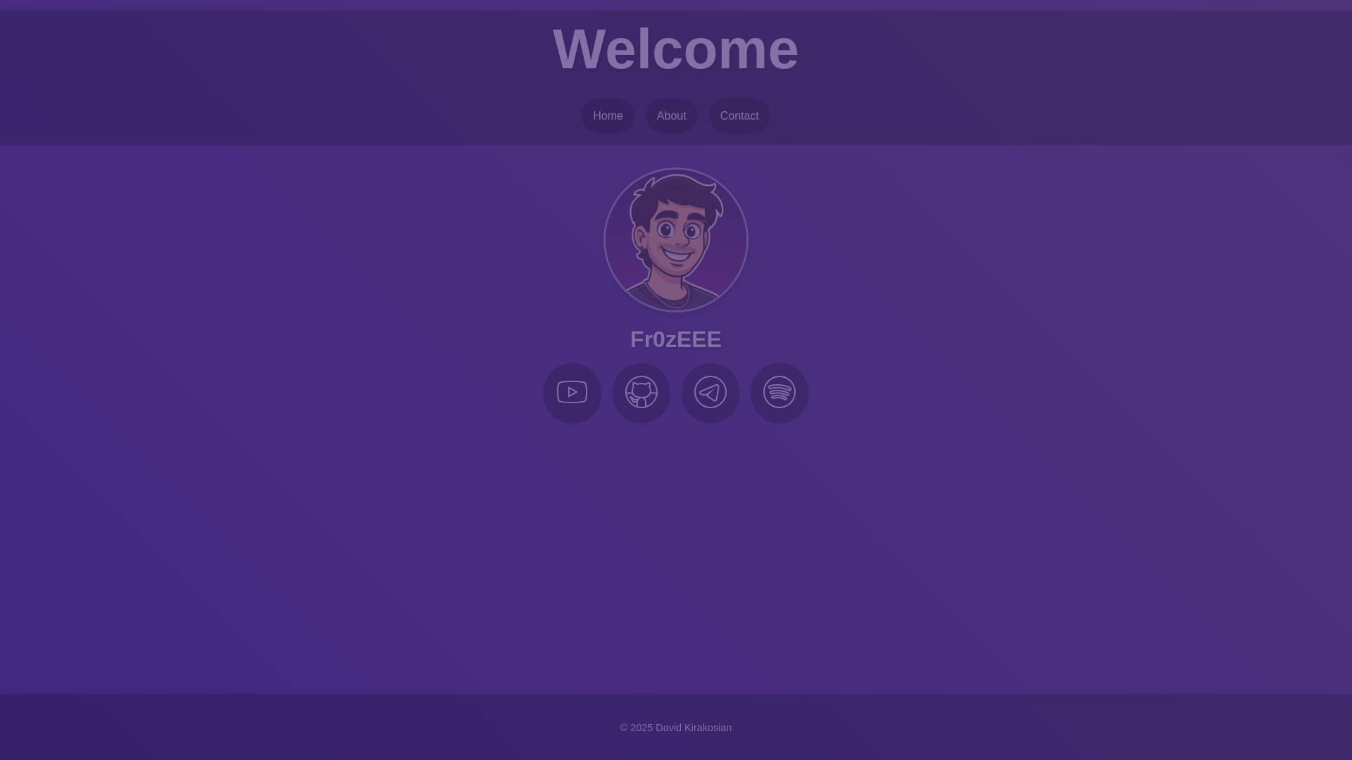 website screenshot of https://davidkirakosian.com/