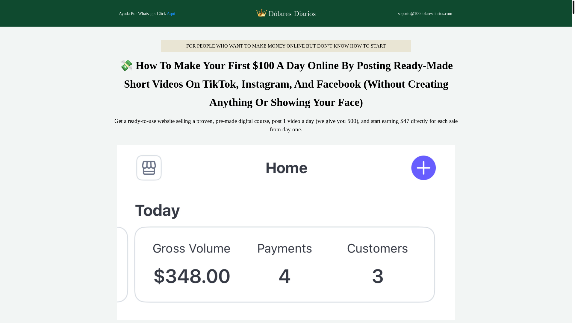 website screenshot of https://dailydollarsystem.com/