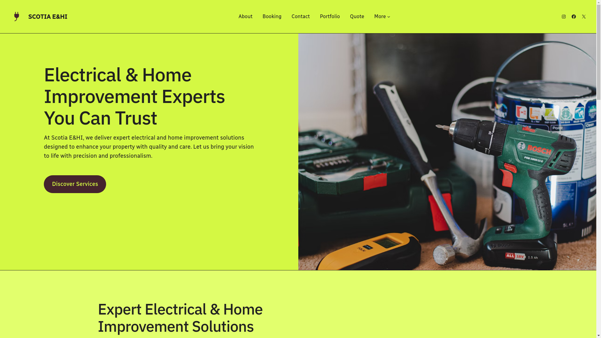 website screenshot of https://goscotia-electrical.co.uk/