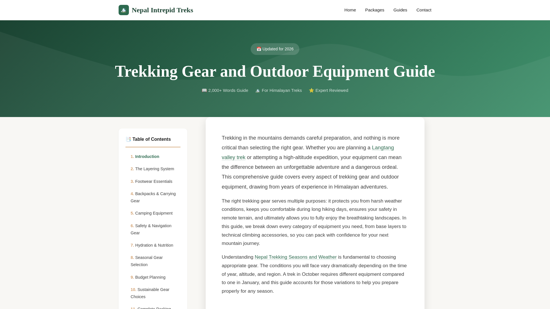 website screenshot of https://trekking-gear-and-outdoor-equipment-guide.pages.dev/
