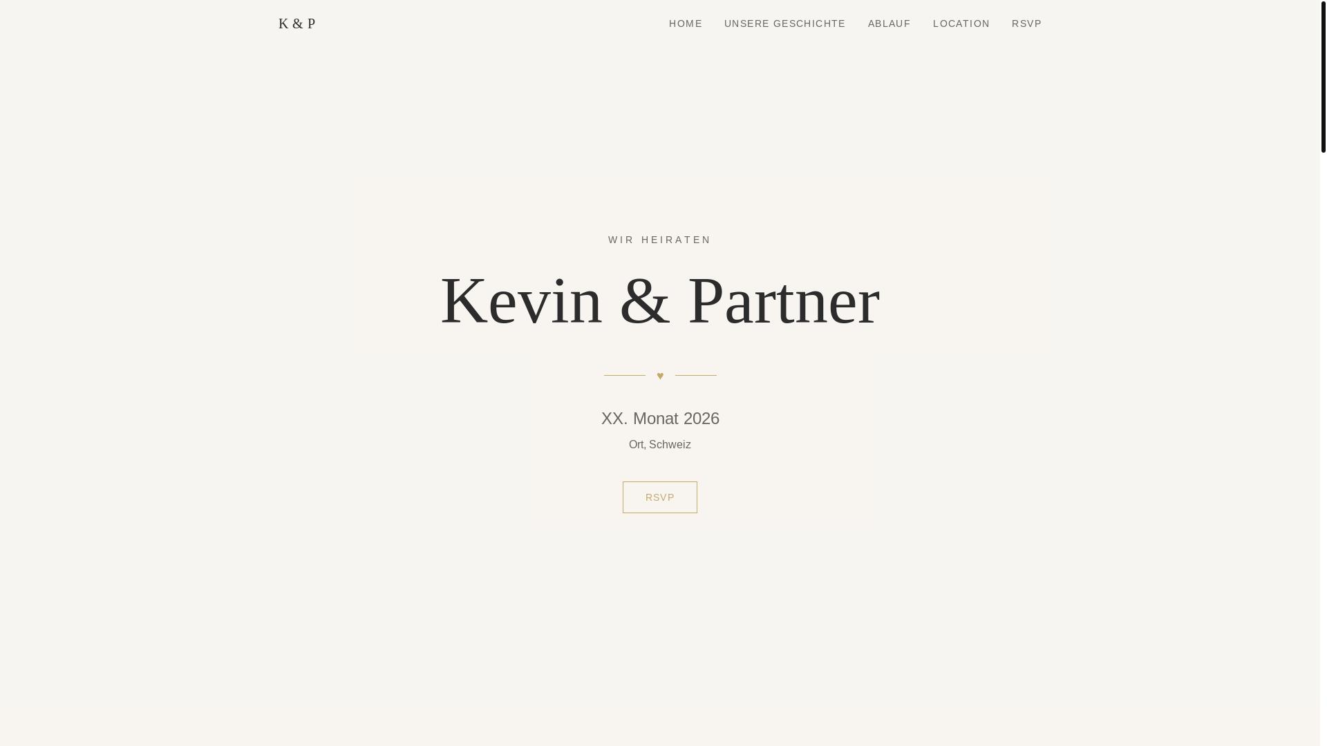 website screenshot of https://hochzeit-webseite.pages.dev/