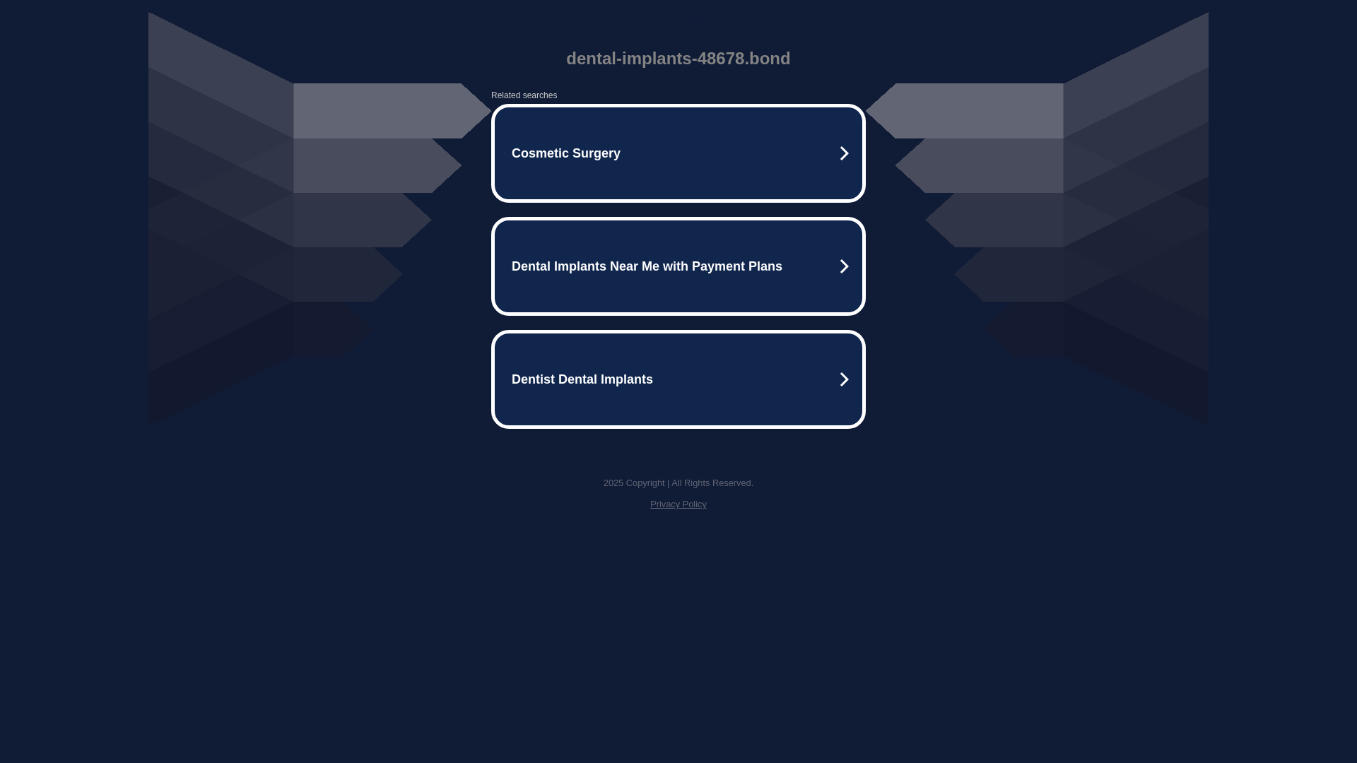 website screenshot of https://dental-implants-48678.bond/