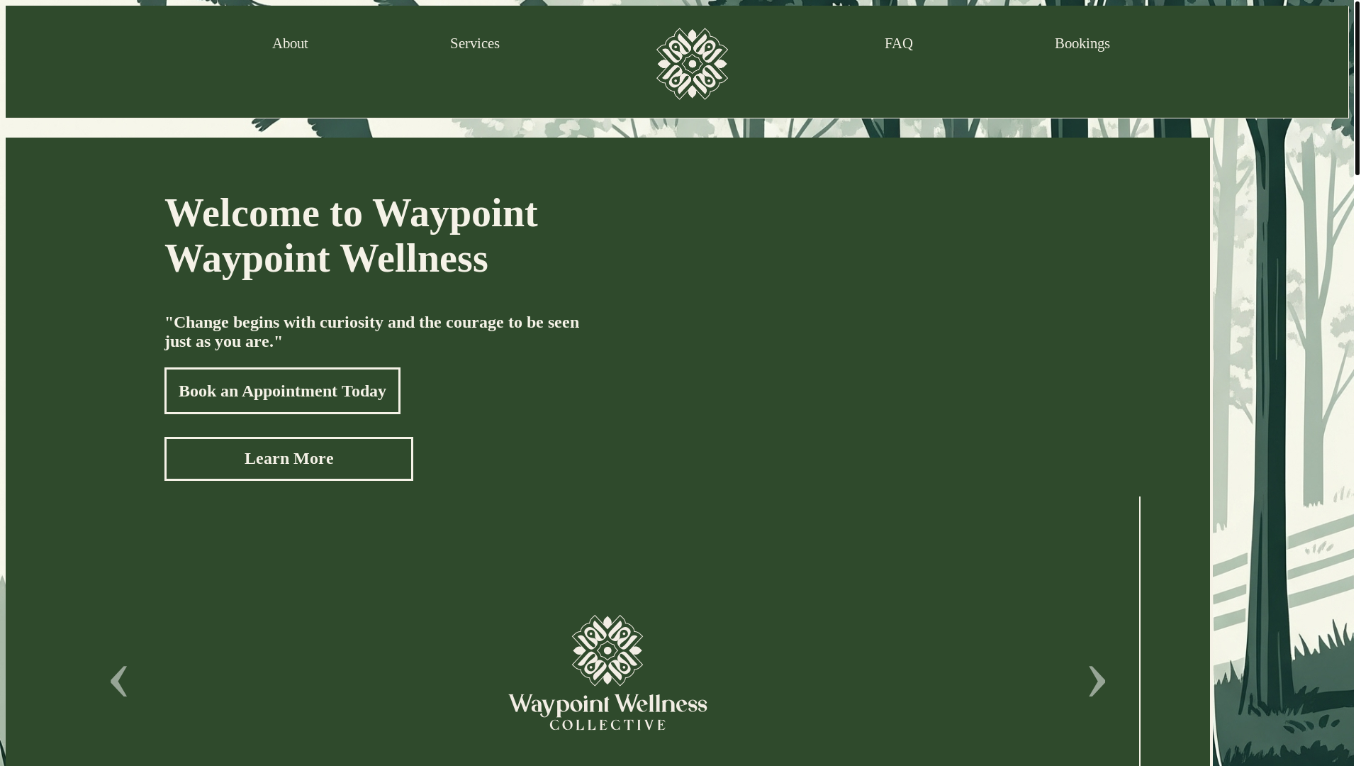 website screenshot of https://waypointwellnesscollective.ca/
