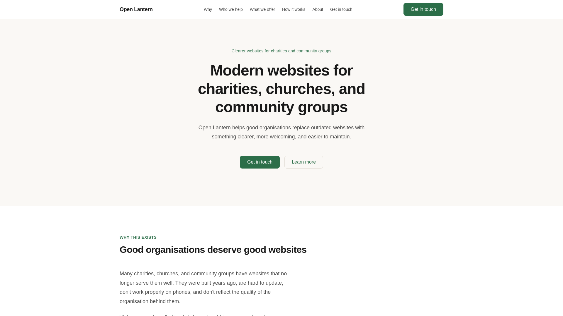 website screenshot of https://openlantern.pages.dev/