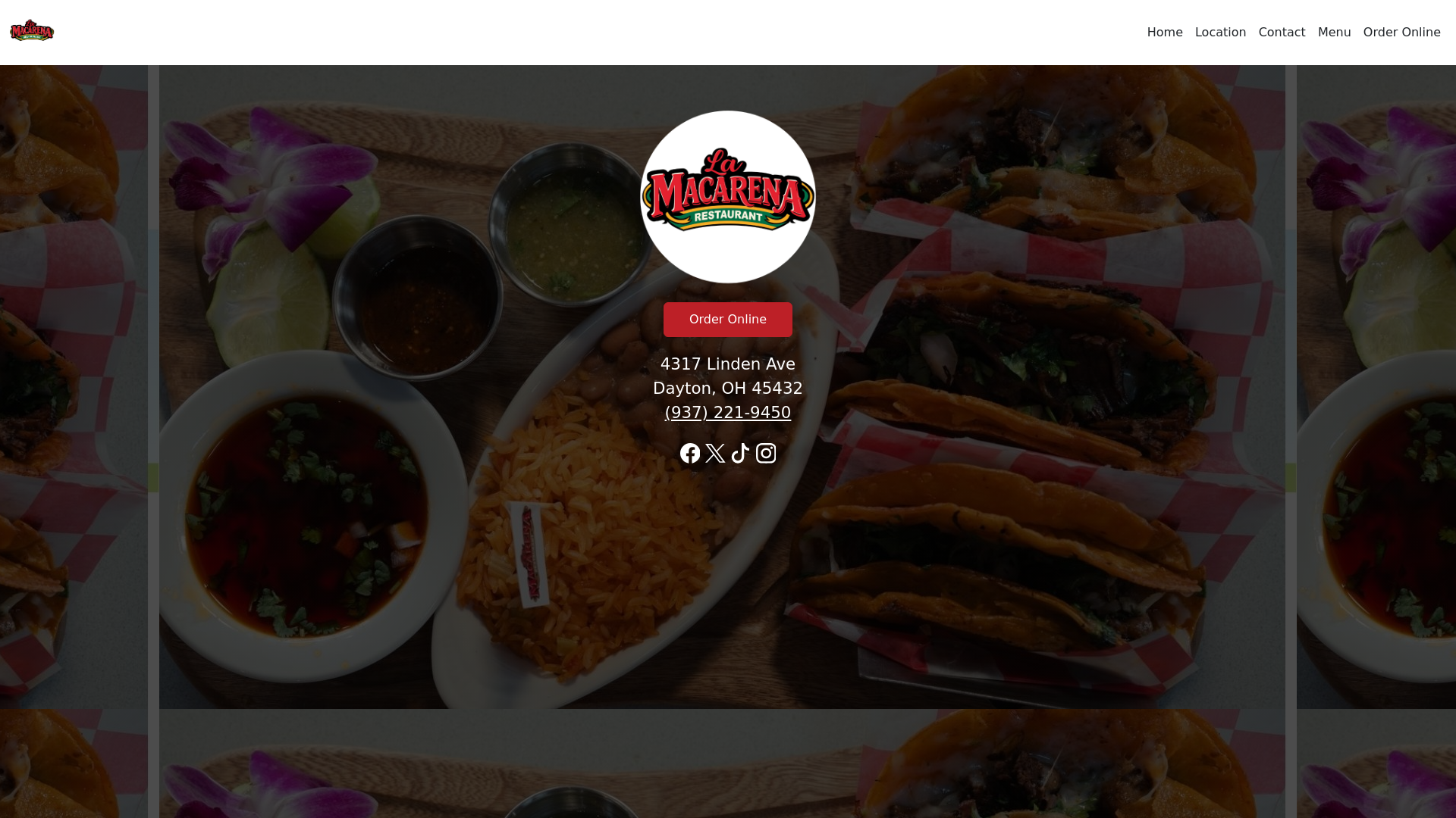 website screenshot of https://lamacarenabarandgrilloh.com/