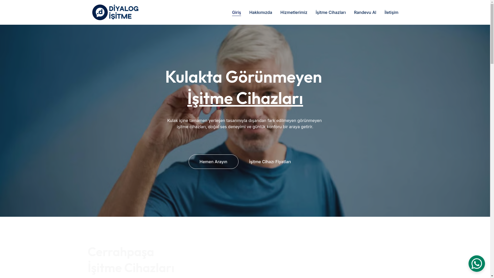 website screenshot of https://cerrahpasaisitme.com/