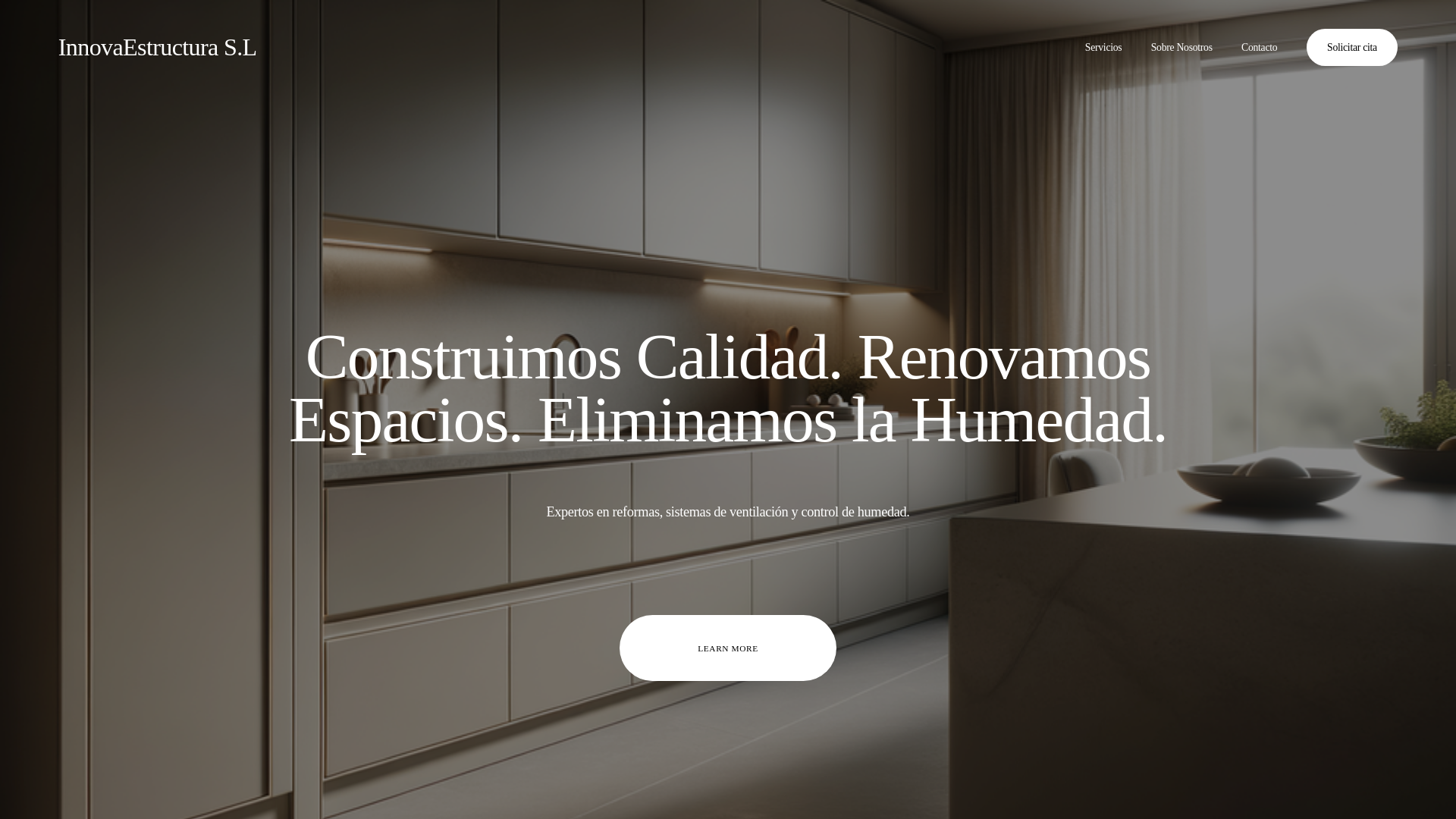 website screenshot of https://innovaestructura.com