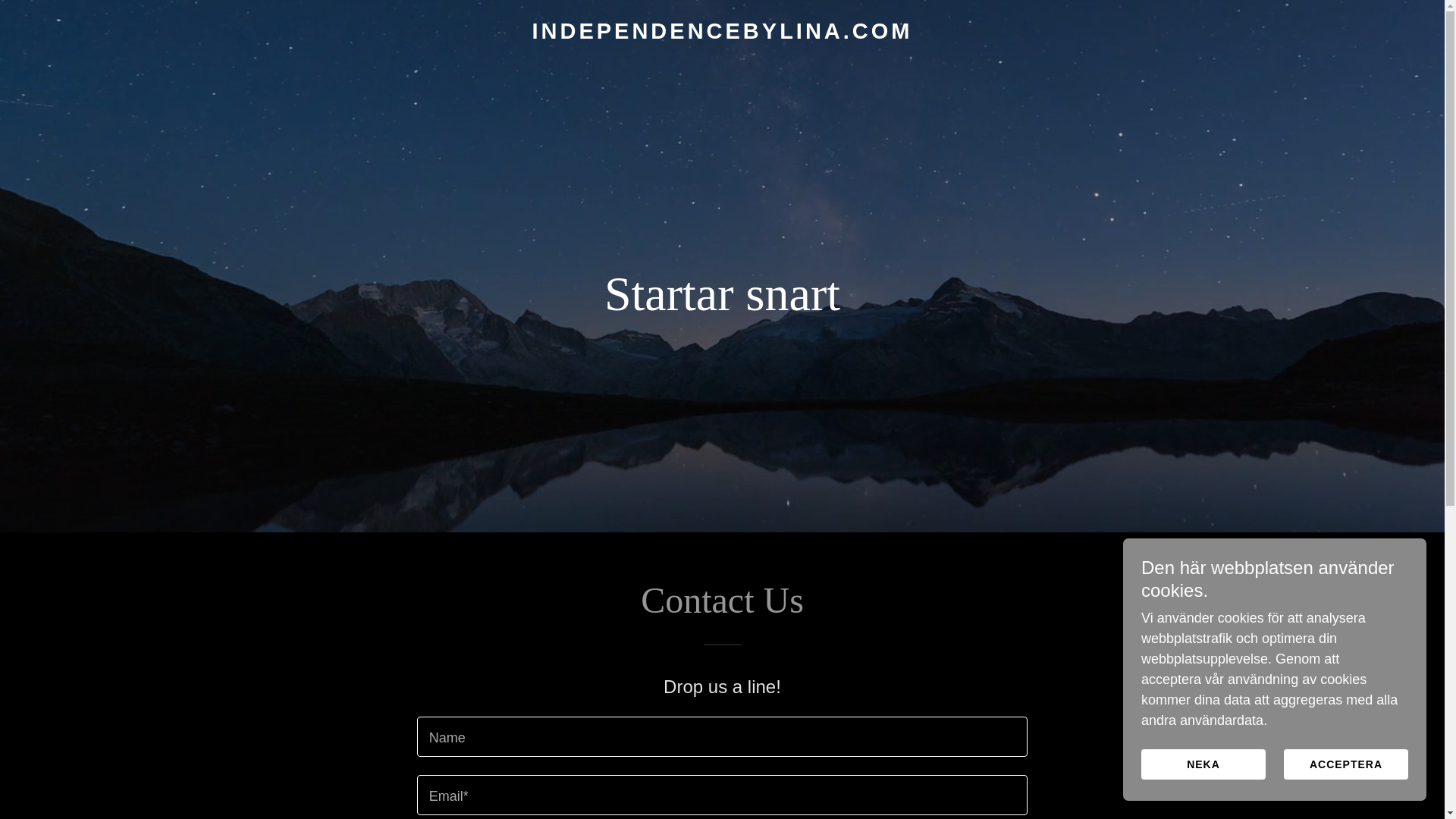 website screenshot of https://independencebylina.com/