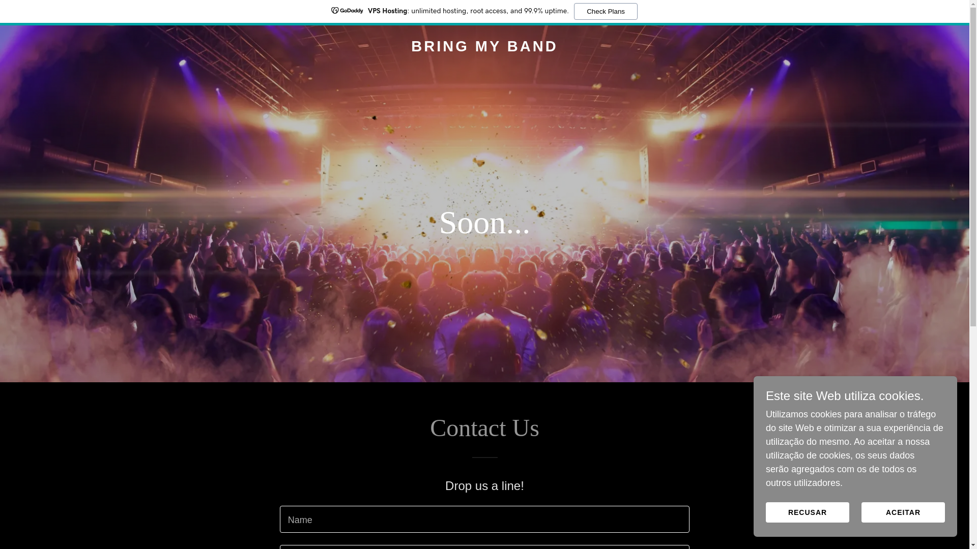 website screenshot of https://bringmyband.live/