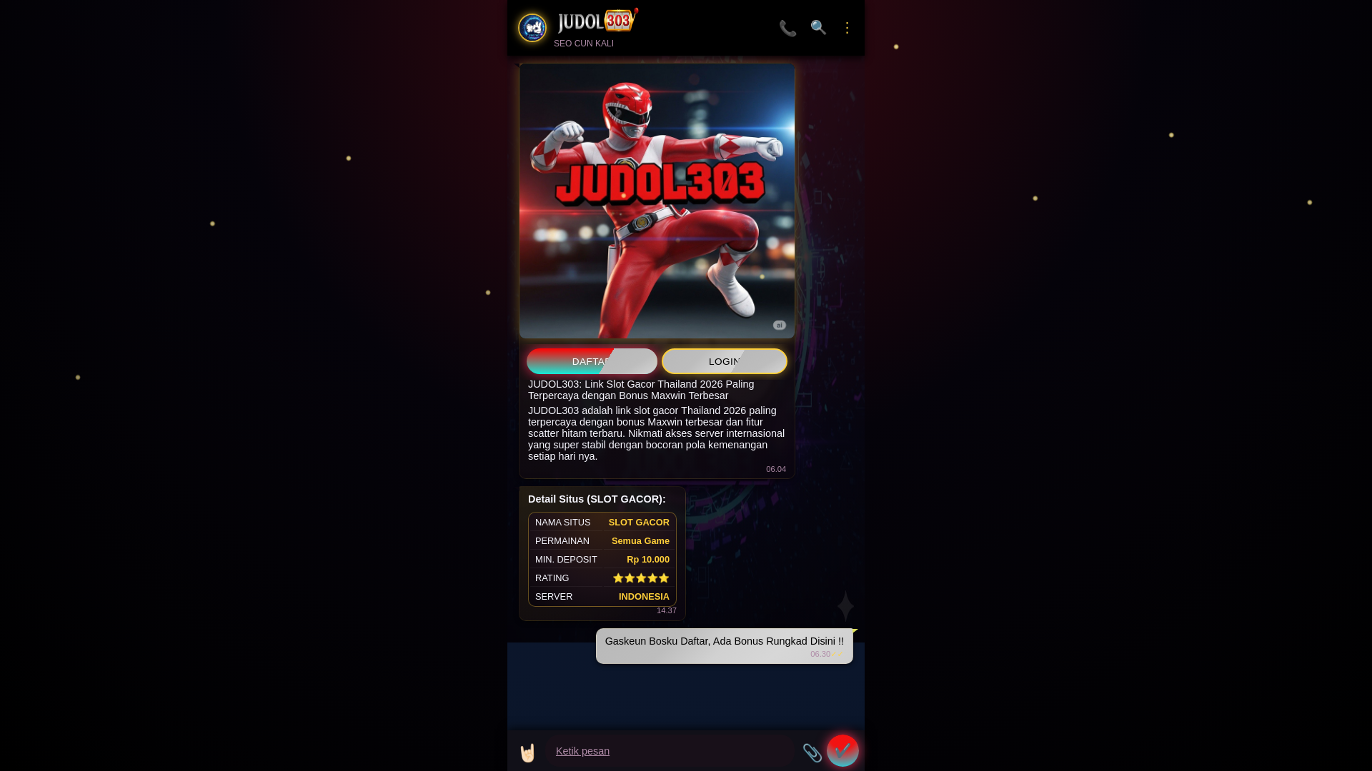 website screenshot of https://awali-pagi-enambelas.pages.dev/