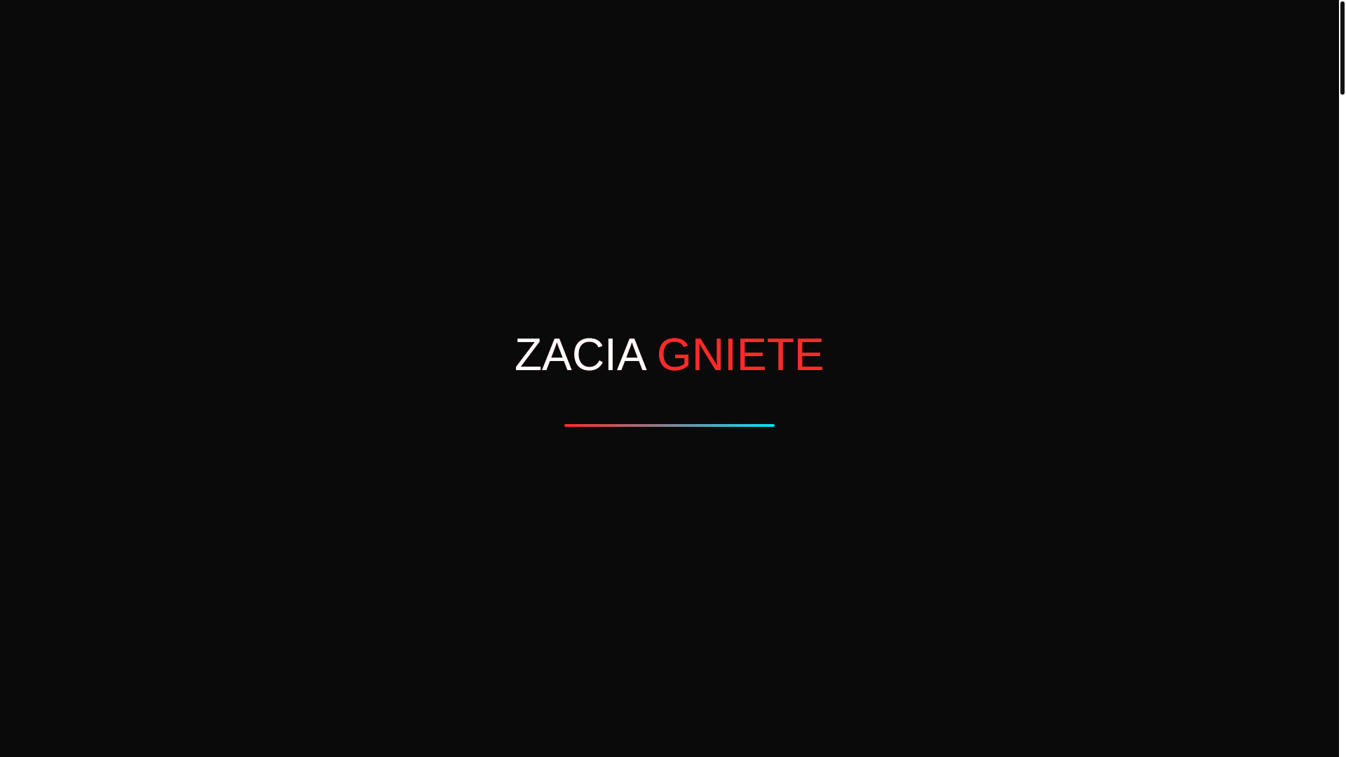 website screenshot of https://zaciagniete.pl/