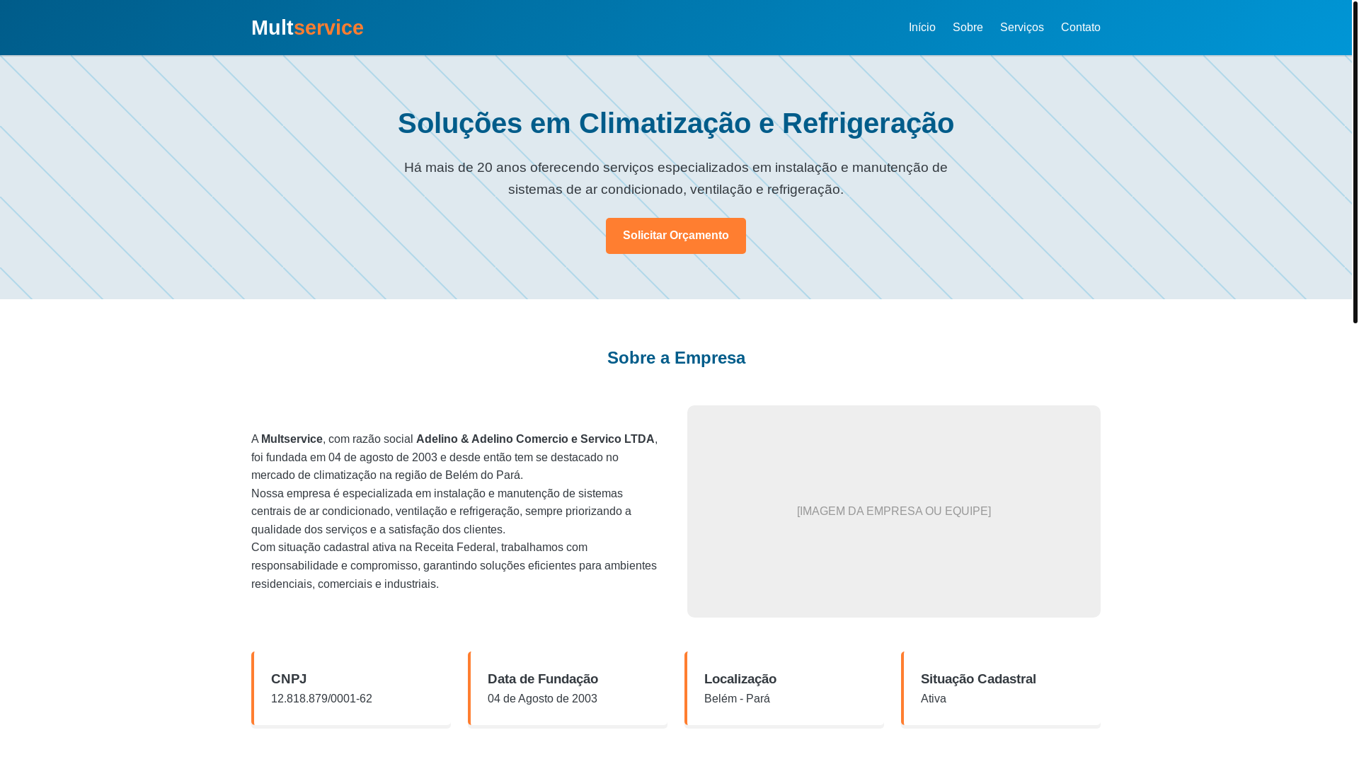 website screenshot of https://multservice-mei.pages.dev/