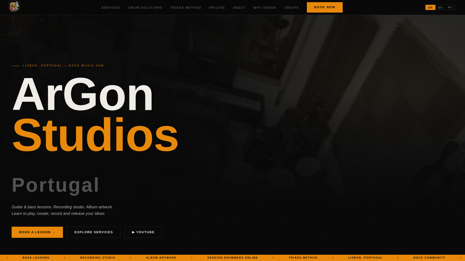 website screenshot of https://argonstudiosportugal.com