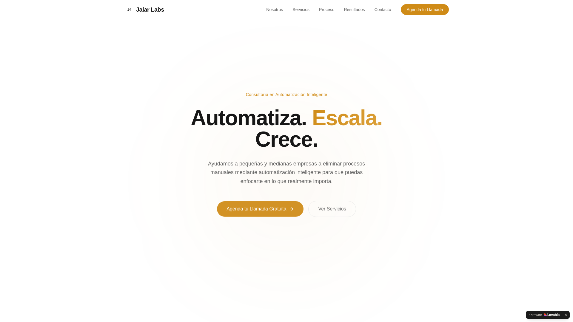 website screenshot of https://jaiarlabs.com/