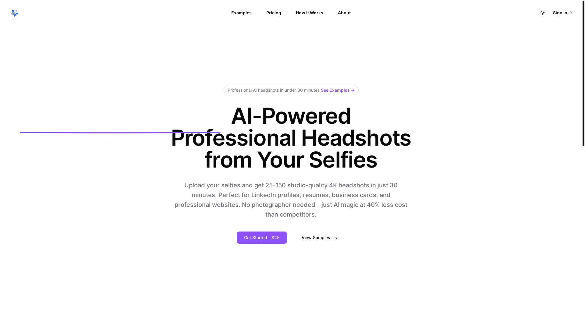 website screenshot of https://generatifiy.com/