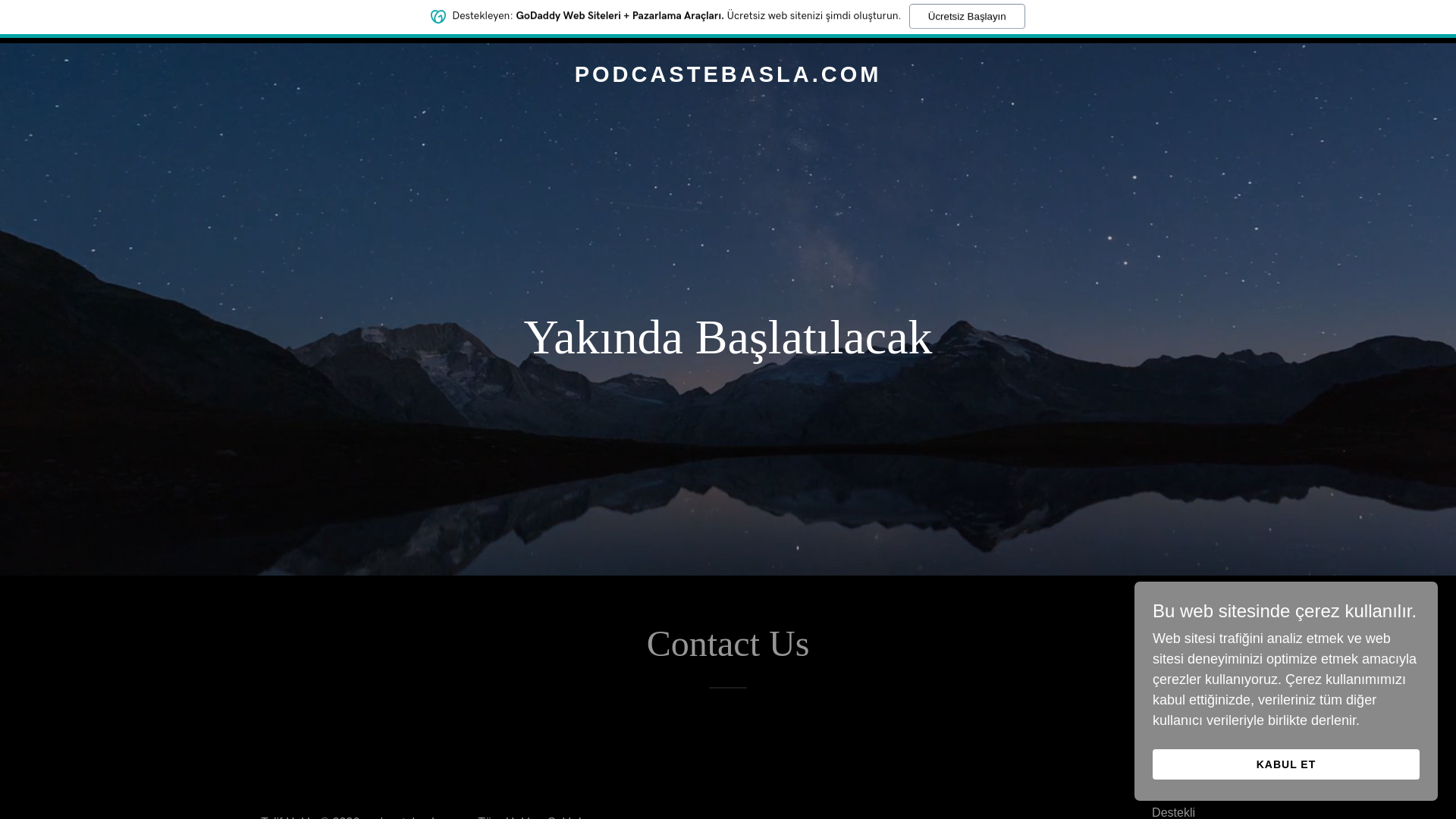 website screenshot of https://podcastebasla.com